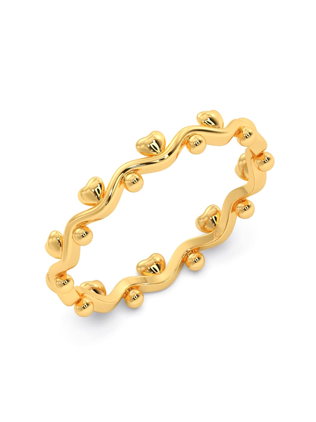 

CANDERE A KALYAN JEWELLERS COMPANY 14KT (750) Gold Finger Ring-1.43gm