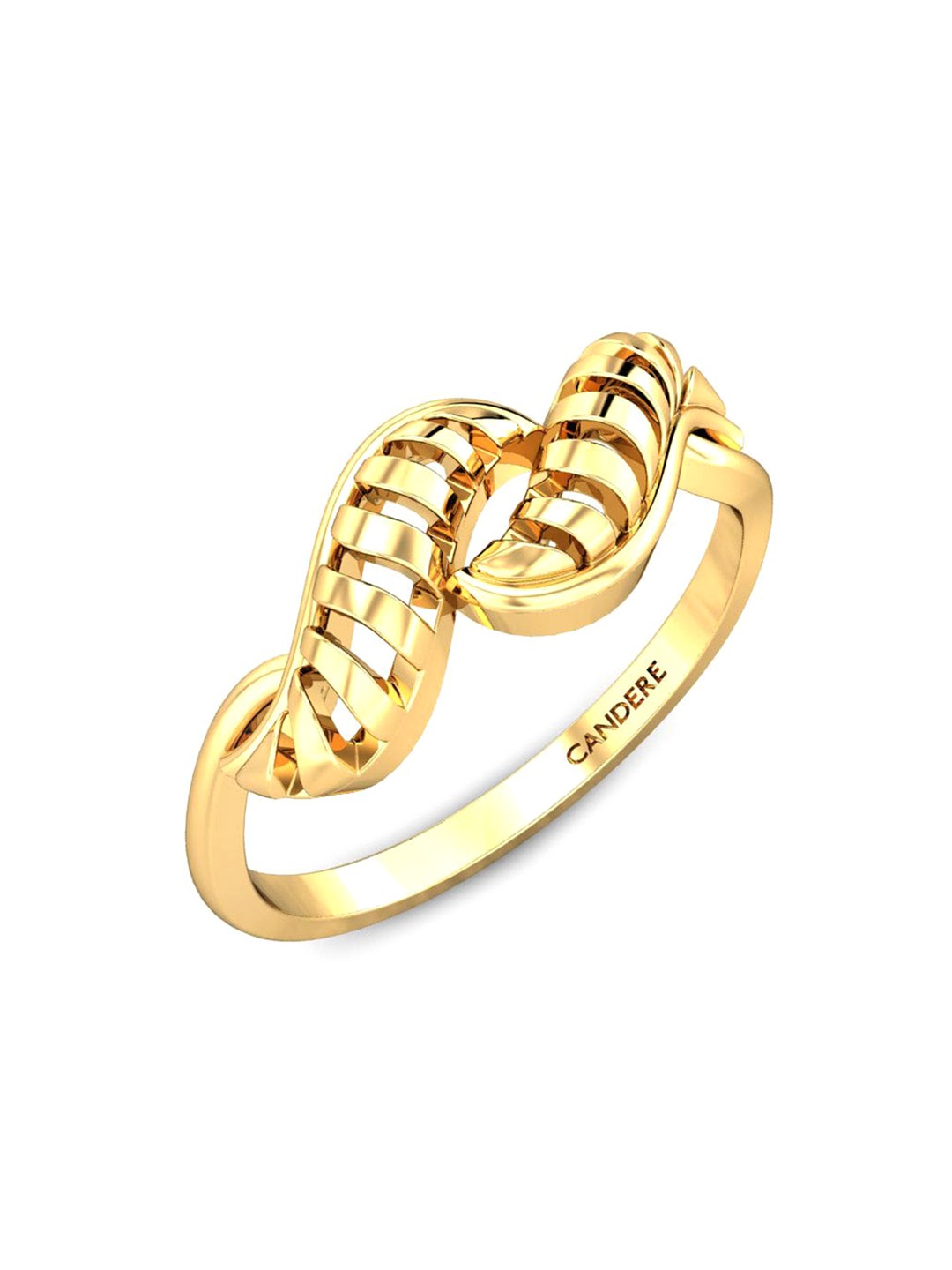 

CANDERE A KALYAN JEWELLERS COMPANY 18KT (750) Gold Finger Ring-1.96gm