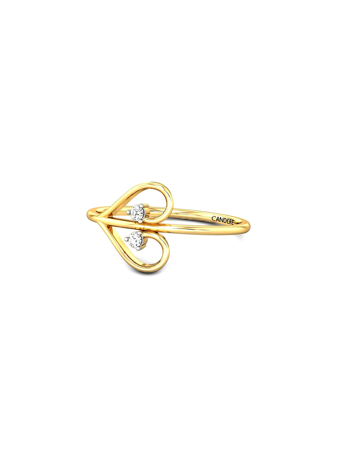 

CANDERE A KALYAN JEWELLERS COMPANY BIS Hallmark 22KT(916) Gold CZ Studded Ring-2.09gm