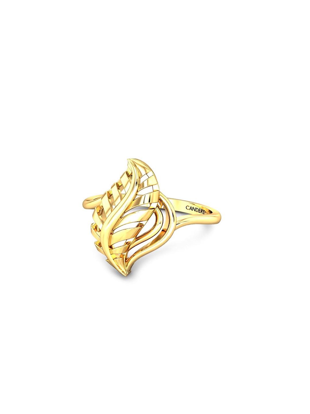 

CANDERE A KALYAN JEWELLERS COMPANY BIS Hallmark 18KT (750) Gold Finger Ring-2.32 gm