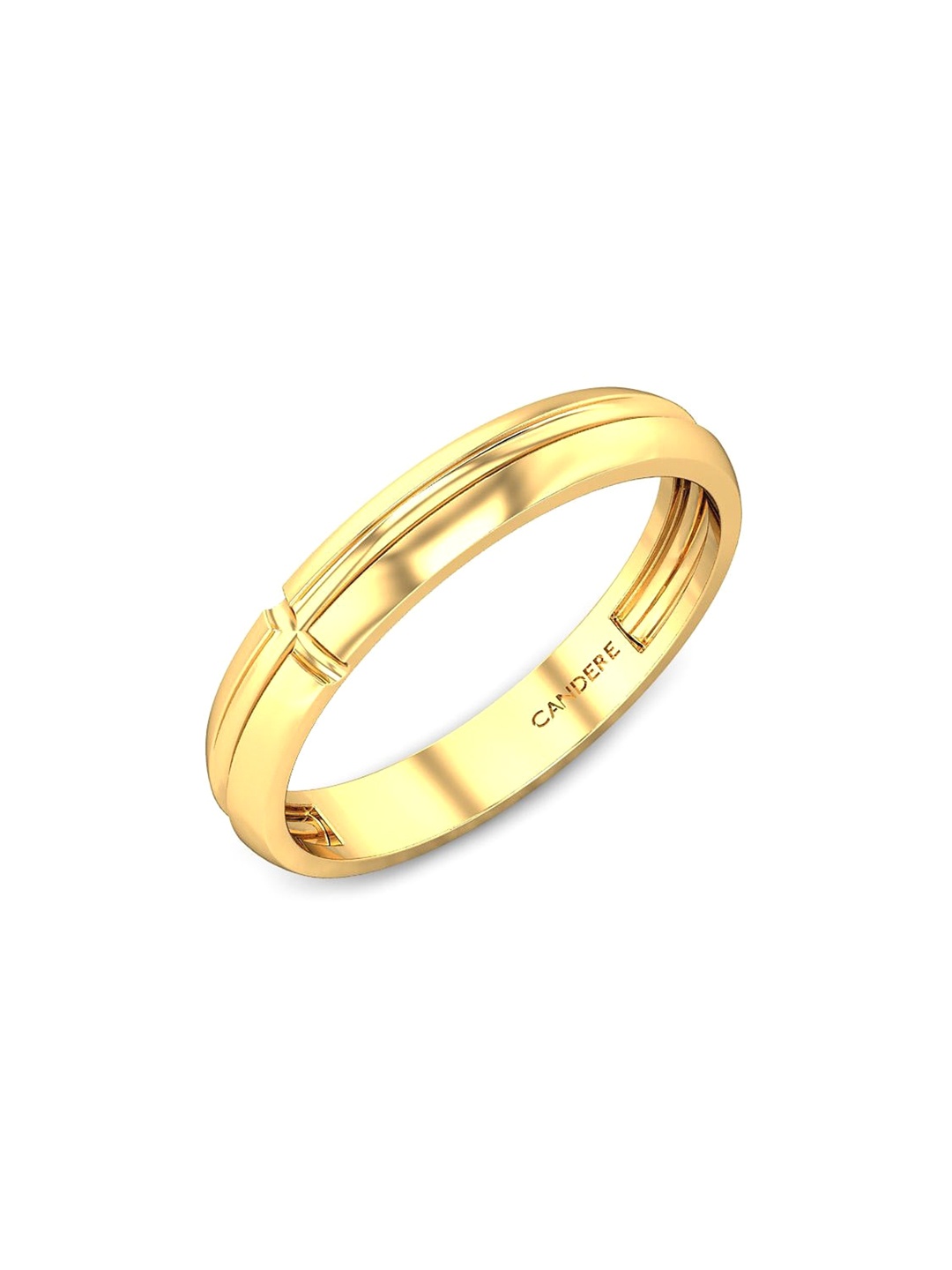 

CANDERE A KALYAN JEWELLERS COMPANY BIS Hallmark 18KT (750) Gold Finger Ring-3.54 gm