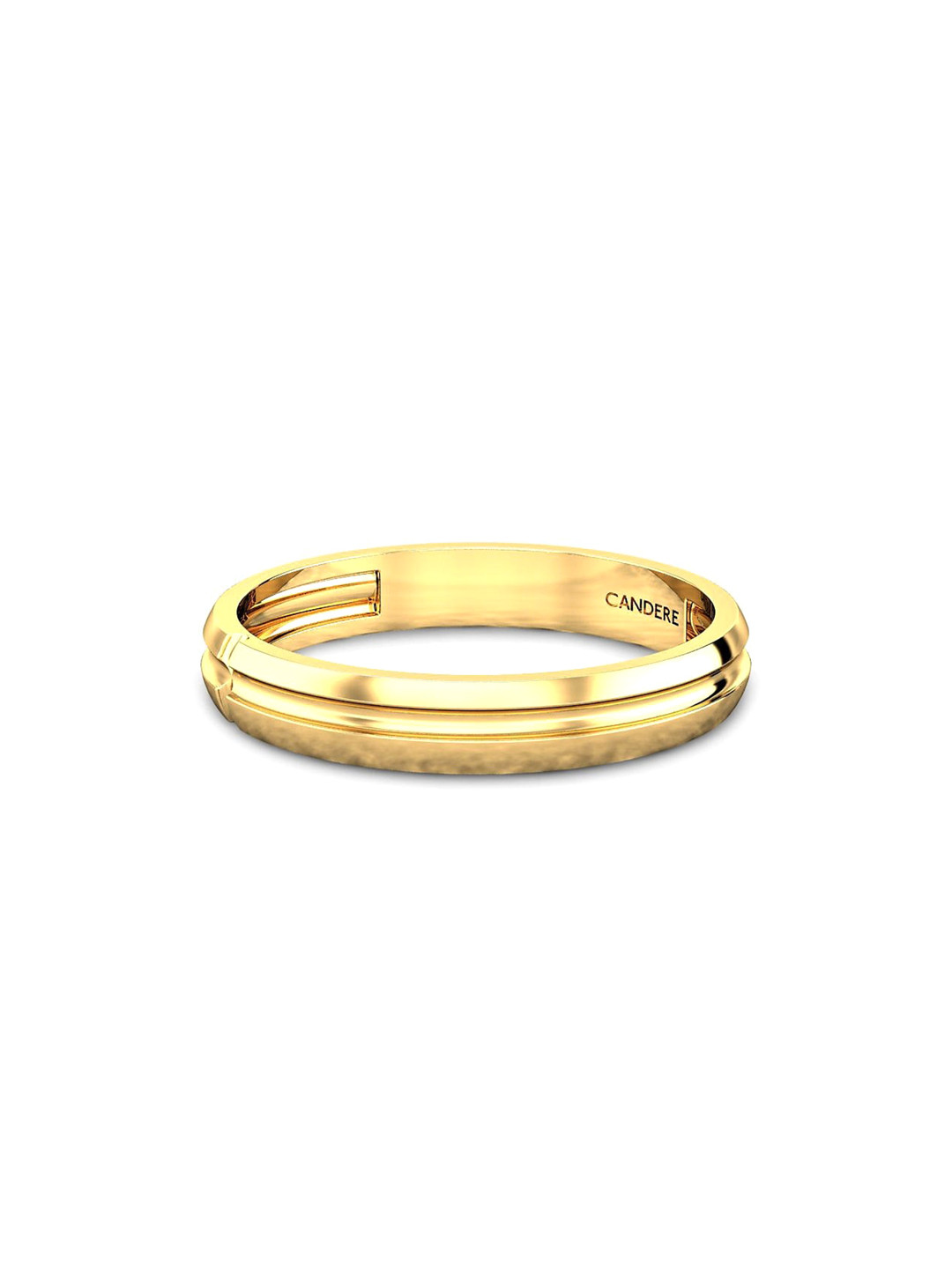 

CANDERE A KALYAN JEWELLERS COMPANY BIS Hallmark 18KT(750) Gold Finger Ring-2.83gm