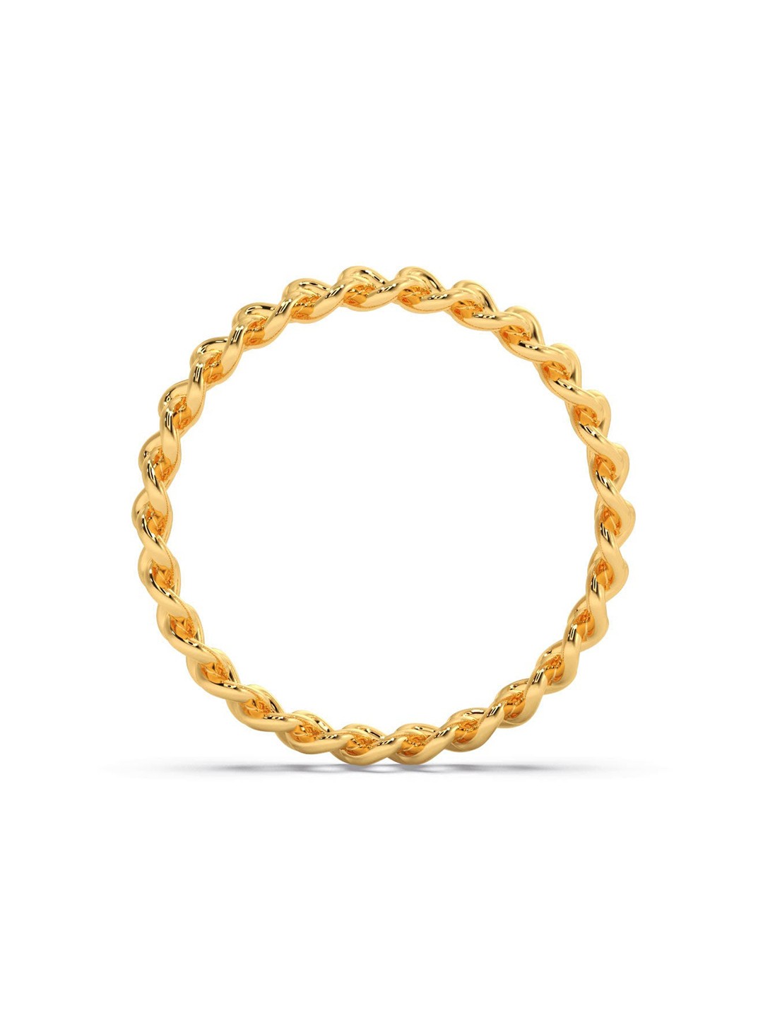 

CANDERE A KALYAN JEWELLERS COMPANY BIS Hallmark 18KT (750) Gold Finger Ring-1.4 gm