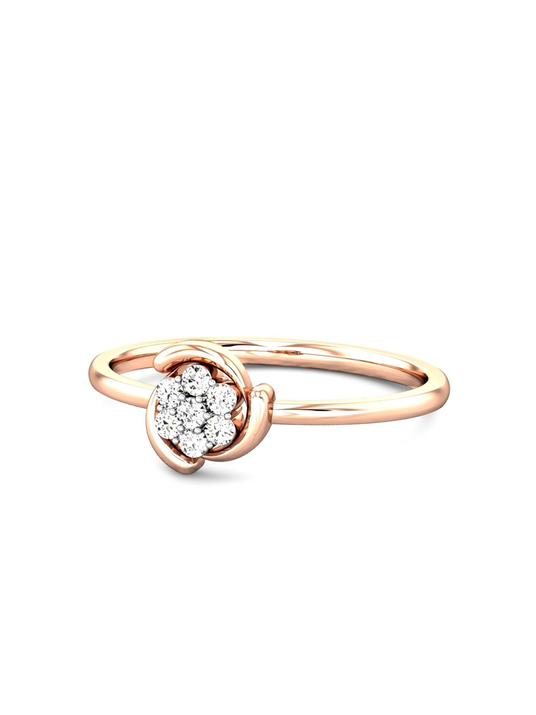 

CANDERE A KALYAN JEWELLERS COMPANY BIS Hallmark 18KT (750) Rose Gold Ring-1.63gm