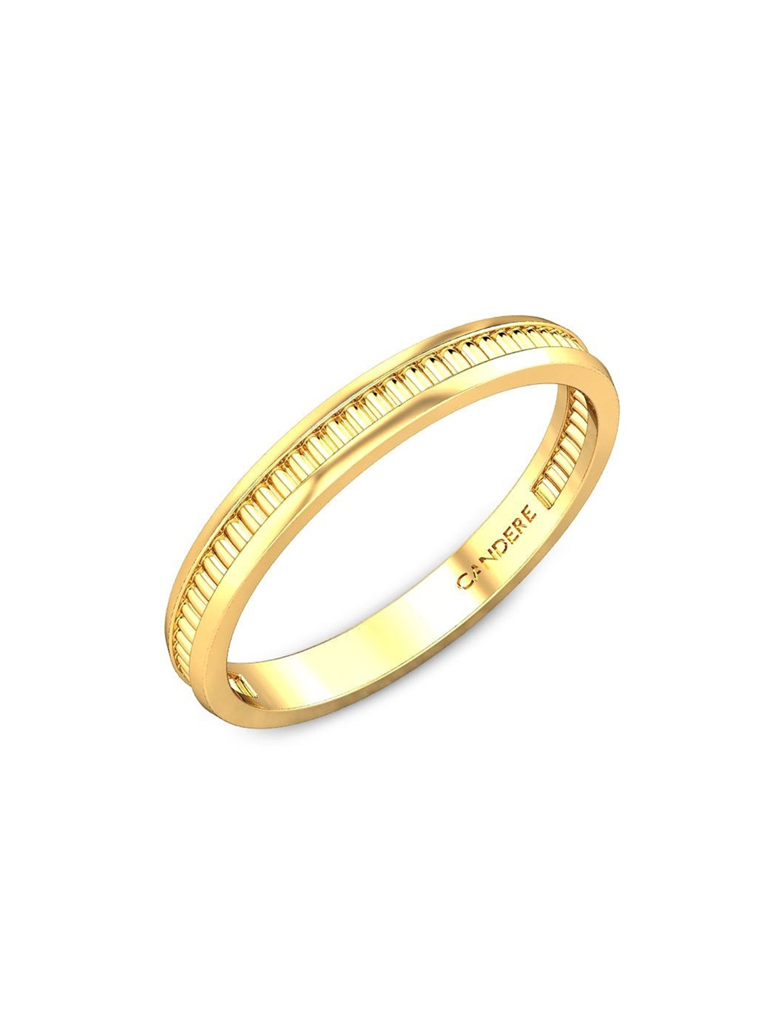 

CANDERE A KALYAN JEWELLERS COMPANY 18KT (750) BIS Hallmark Gold Finger Ring-1.83gm