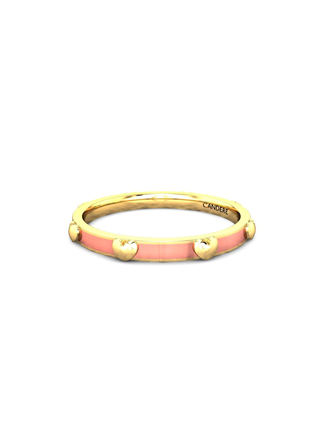 

CANDERE A KALYAN JEWELLERS COMPANY BIS Hallmark 14KT (585) Gold Finger Ring-1.13 gm