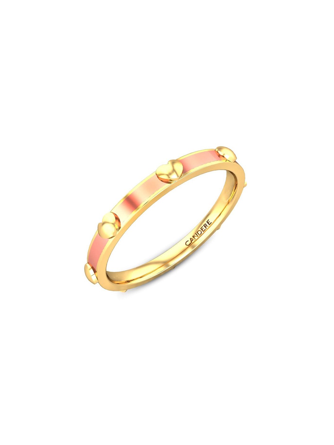 

CANDERE A KALYAN JEWELLERS COMPANY BIS Hallmark 18KT(750) Gold Finger Ring-1.29gm