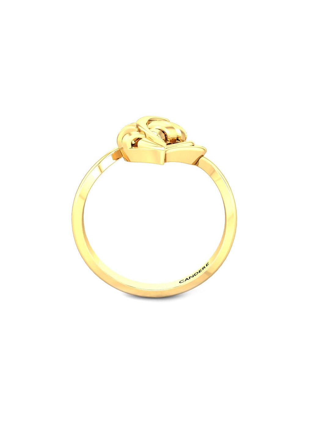 

CANDERE A KALYAN JEWELLERS COMPANY BIS Hallmark 18KT (750) Gold Finger Ring-2.75gm