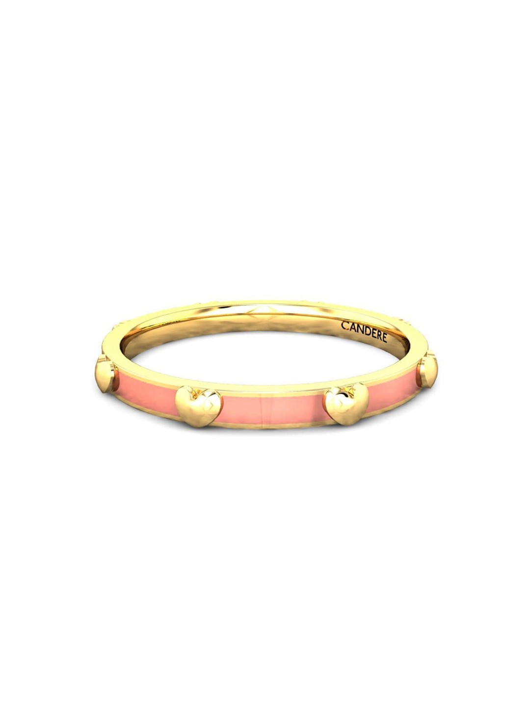 

CANDERE A KALYAN JEWELLERS COMPANY BIS Hallmark 14KT (585) Gold Finger Ring-1.22gm