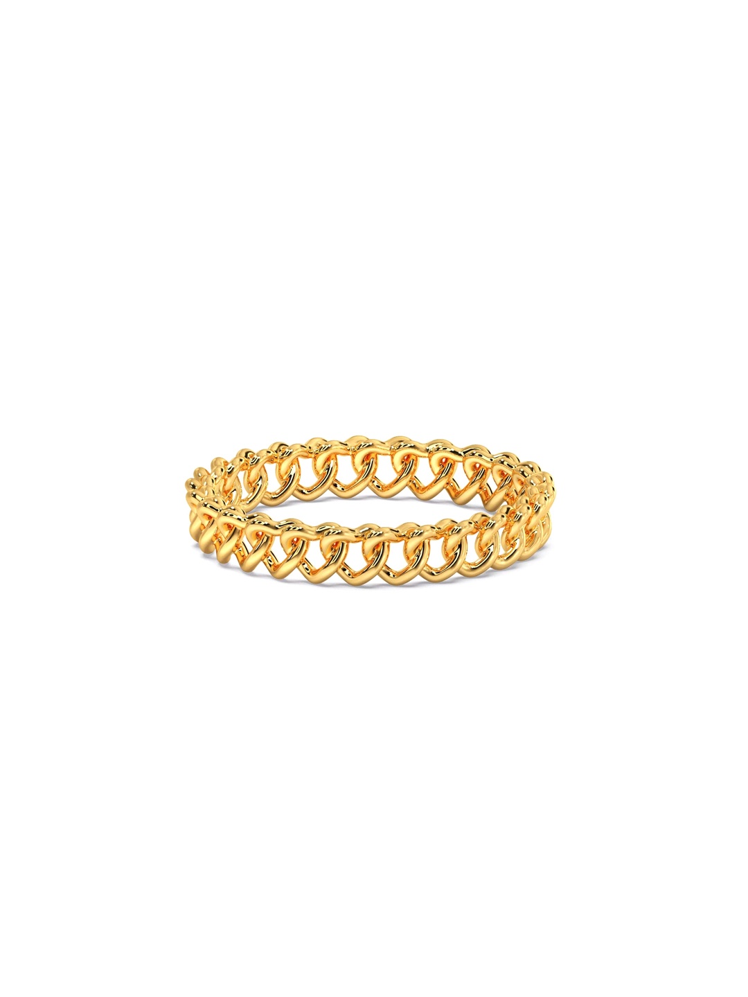 

CANDERE A KALYAN JEWELLERS COMPANY BIS Hallmark 18KT (750) Gold Band Ring-1.48 gm