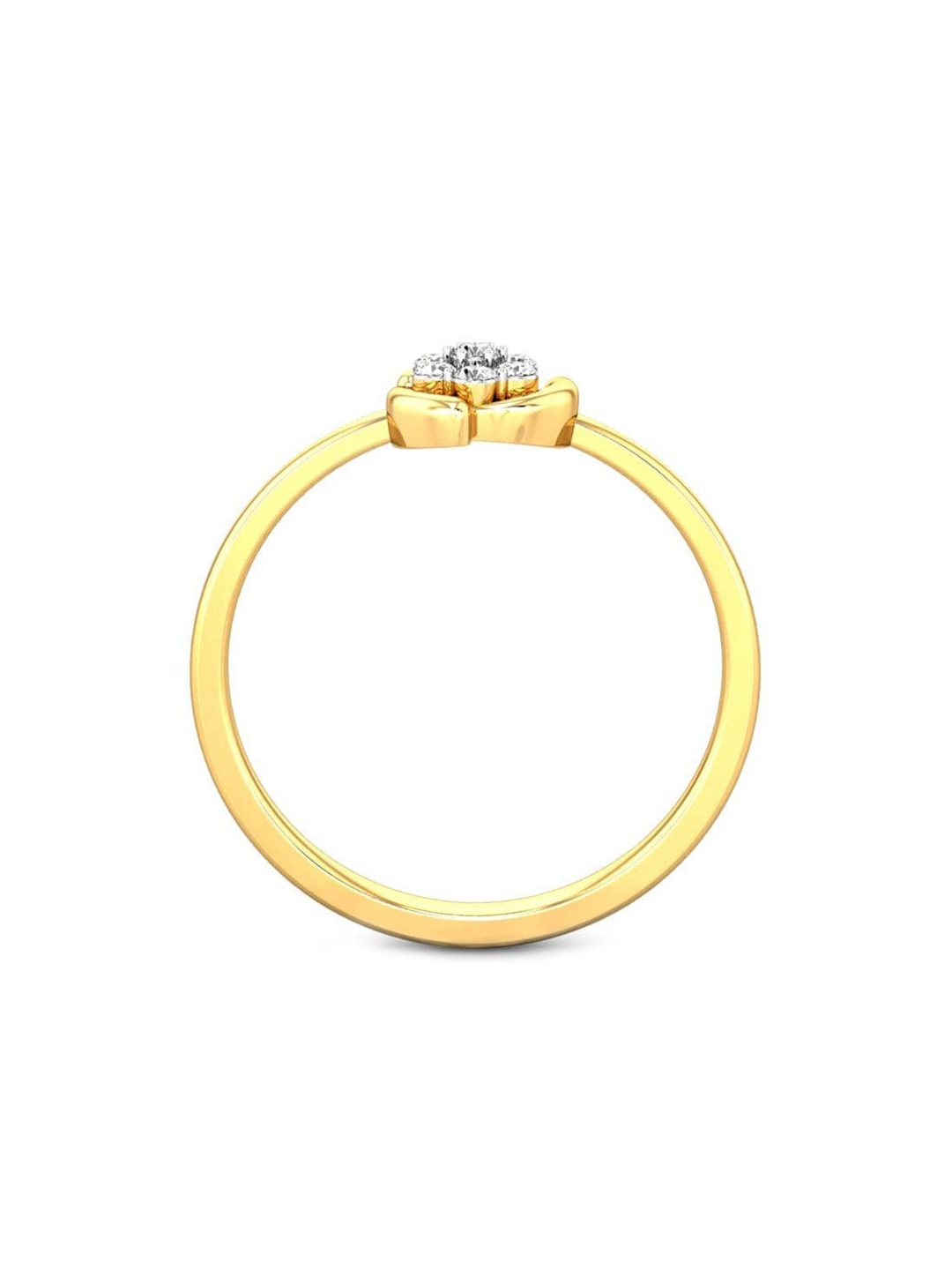 

CANDERE A KALYAN JEWELLERS COMPANY BIS Hallmark 14KT (585) Gold Ring-1.44gm