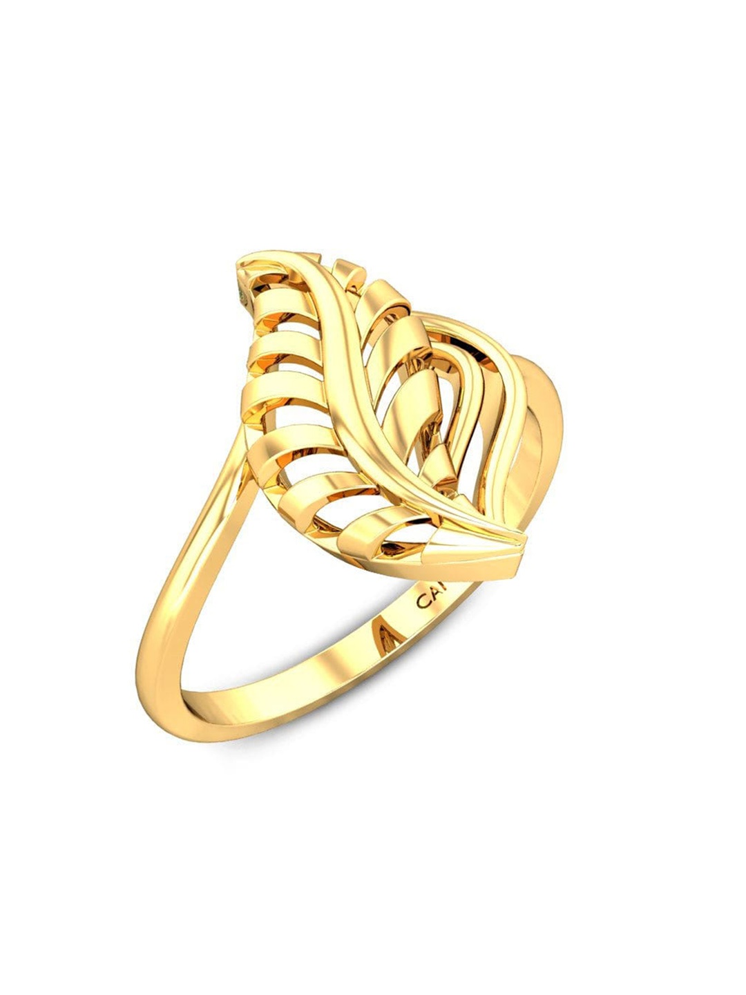 

CANDERE A KALYAN JEWELLERS COMPANY BIS Hallmark 18KT(750) Gold Finger Ring-2.6gm