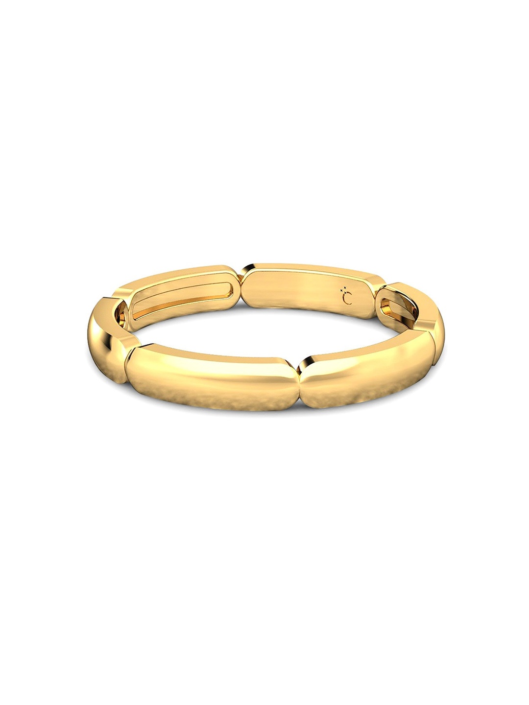

CANDERE A KALYAN JEWELLERS COMPANY BIS Hallmark 18KT (750) Gold Band Ring-2.11 gm