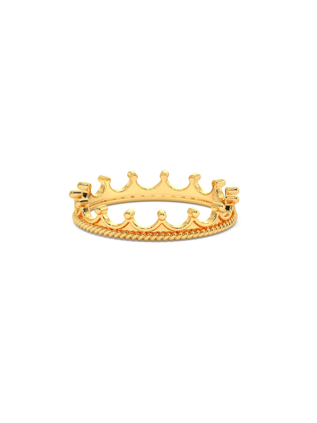 

CANDERE A KALYAN JEWELLERS COMPANY BIS Hallmark 18KT (750) Gold Finger Ring-1.36 gm