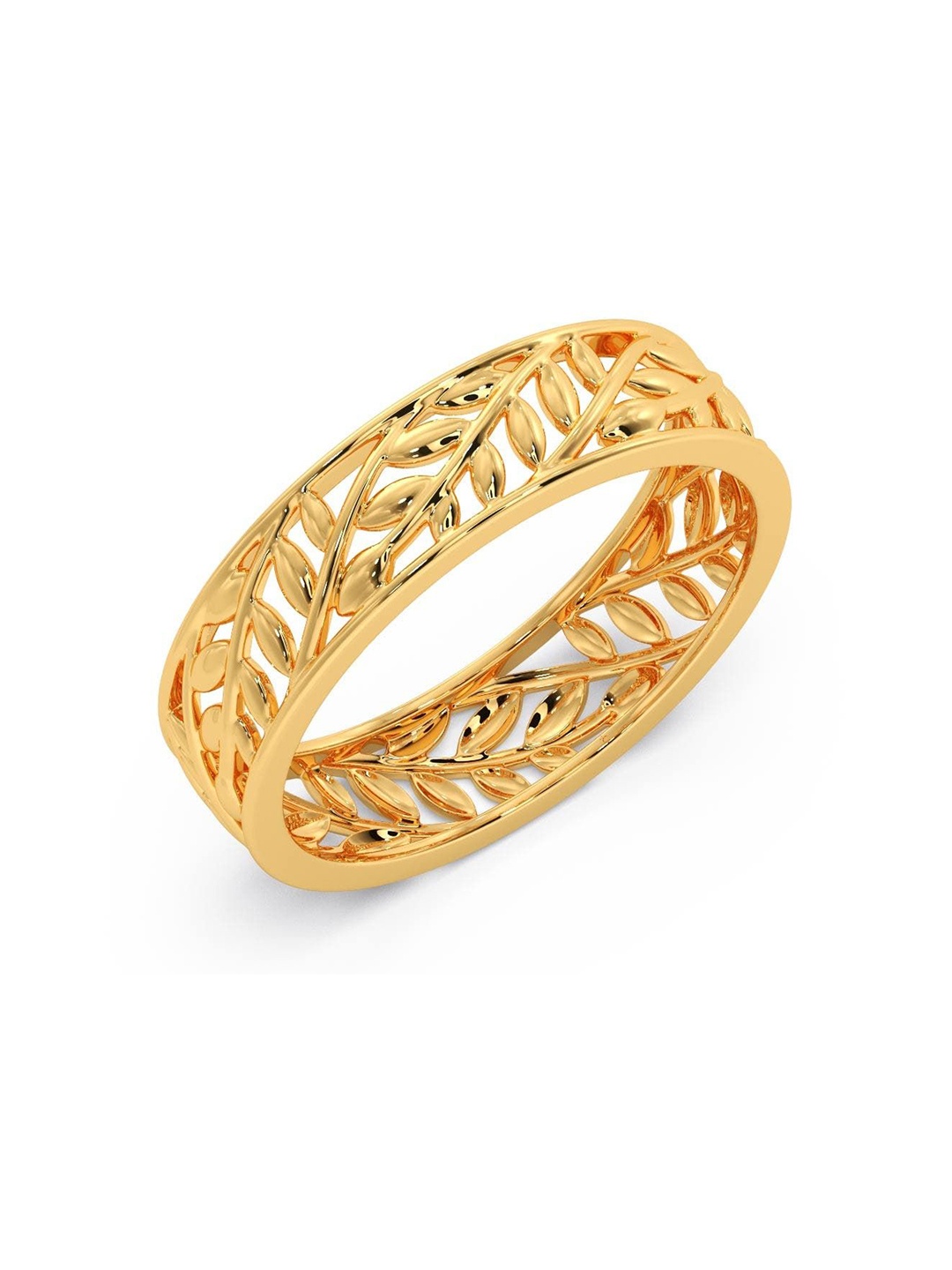 

CANDERE A KALYAN JEWELLERS COMPANY BIS Hallmark 18KT (750) Gold Band Ring-2.04 gm