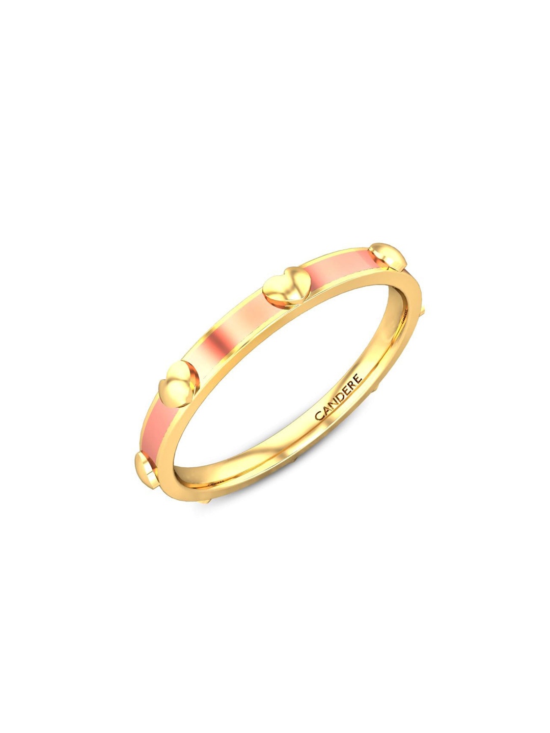 

CANDERE A KALYAN JEWELLERS COMPANY BIS Hallmark 18KT (750) Gold Finger Ring-1.41 gm