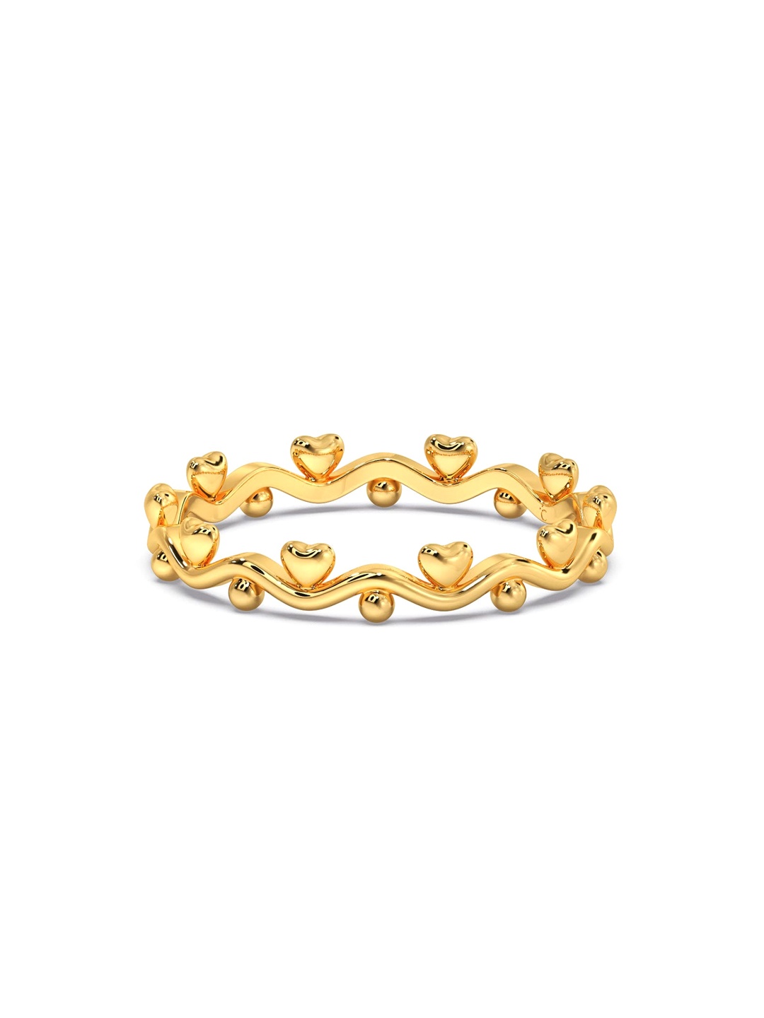 

CANDERE A KALYAN JEWELLERS COMPANY 14KT (585) Gold Finger Ring- 1.33gm