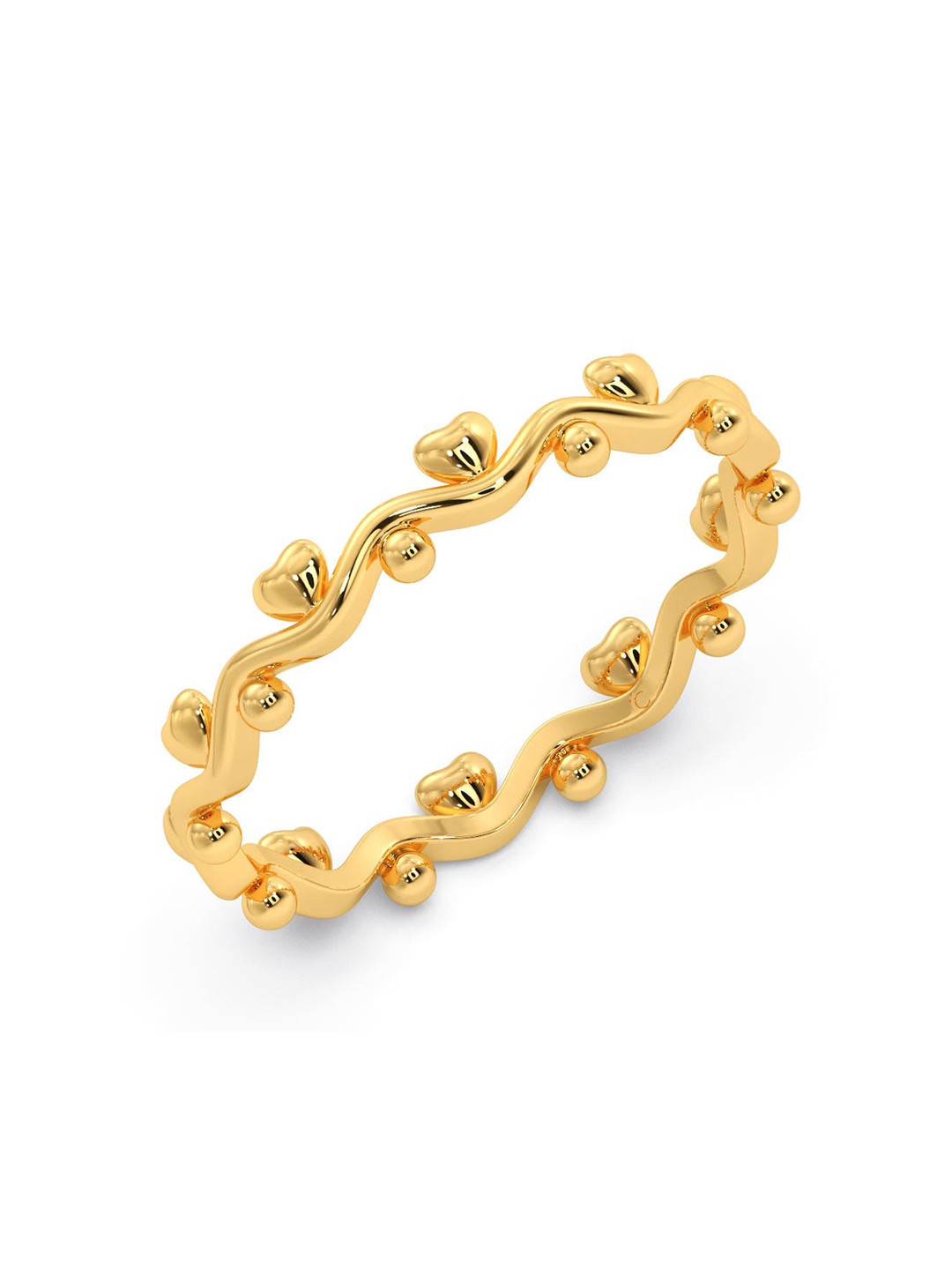 

CANDERE A KALYAN JEWELLERS COMPANY BIS Hallmark 18KT(750) Gold Finger Ring-1.51gm