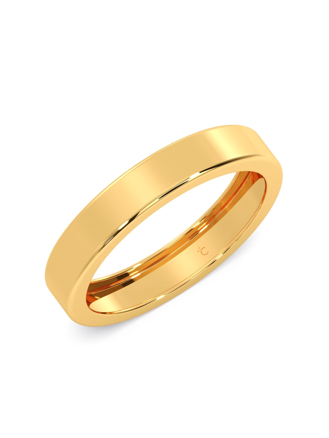 

CANDERE A KALYAN JEWELLERS COMPANY BIS Hallmark Men 18KT (750) Gold Band Ring-2.48 gm