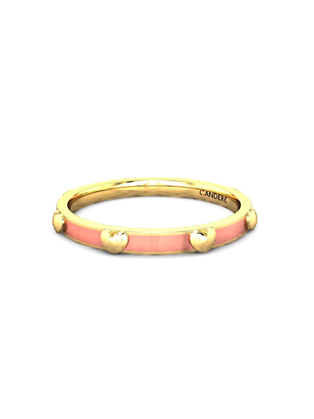 

CANDERE A KALYAN JEWELLERS COMPANY 14KT (750) Rose Gold Finger Ring-1.03gm