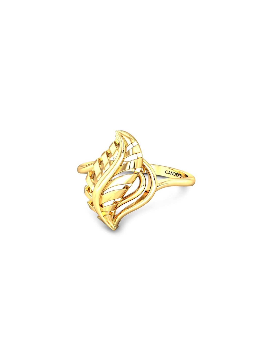

CANDERE A KALYAN JEWELLERS COMPANY BIS Hallmark 18KT (750) Gold Finger Ring-2.41 gm