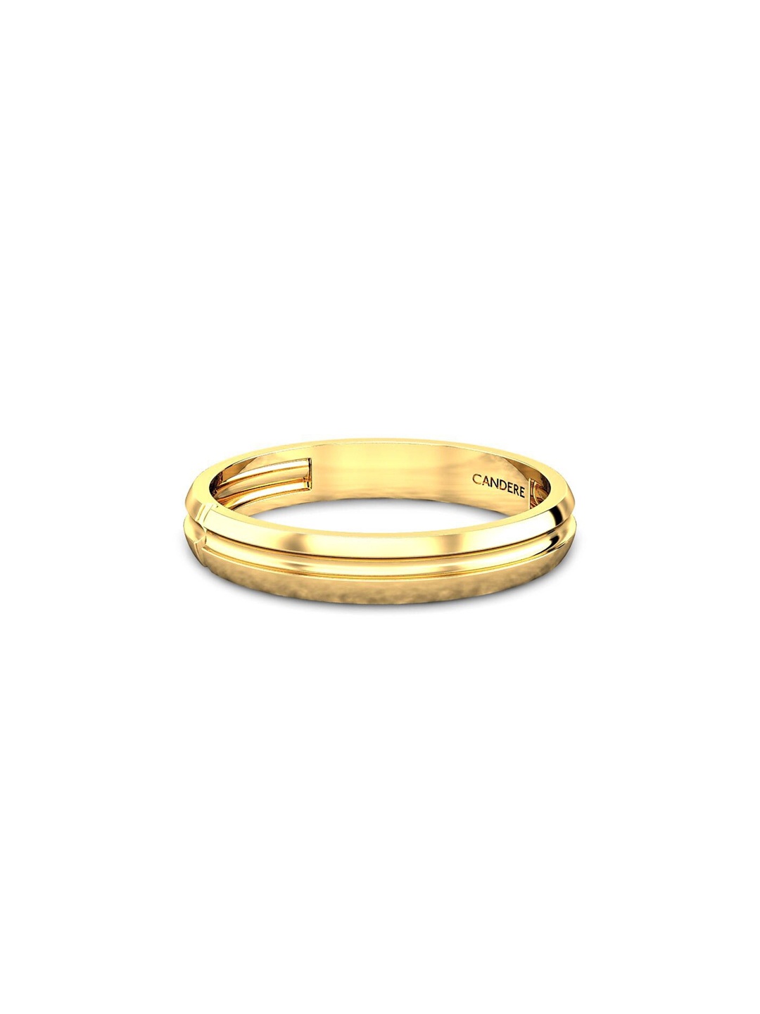 

CANDERE A KALYAN JEWELLERS COMPANY BIS Hallmark 18KT (750) Gold Finger Ring-2.75 gm