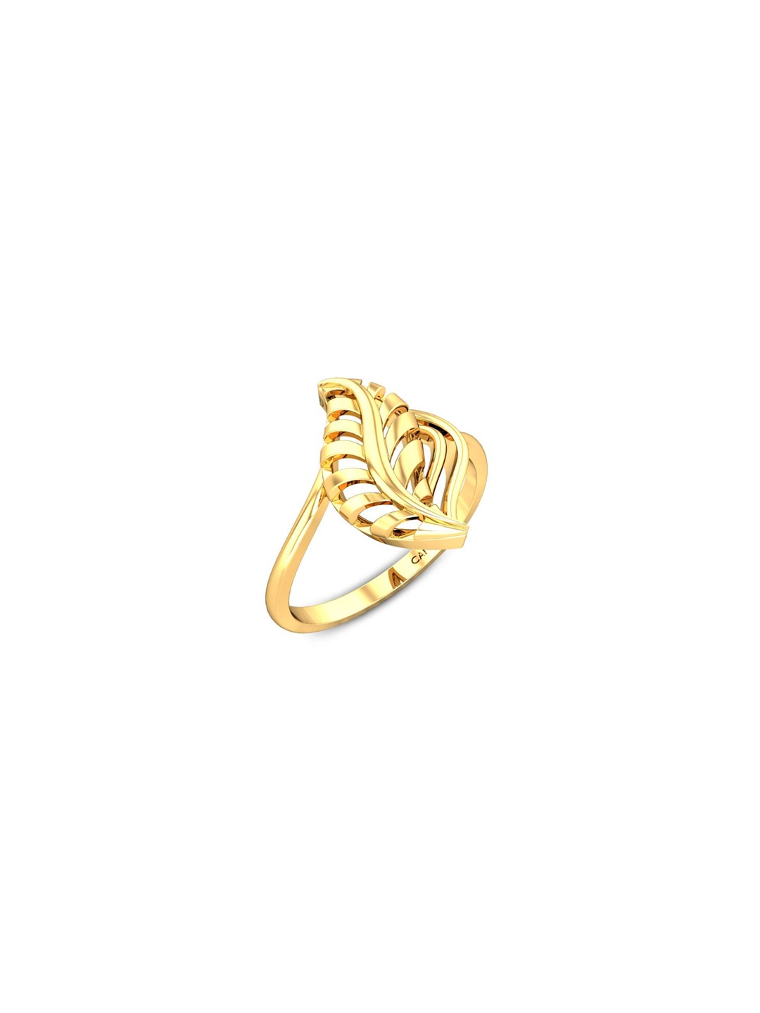 

CANDERE A KALYAN JEWELLERS COMPANY BIS Hallmark 18KT (750) Gold Finger Ring-2.5 gm