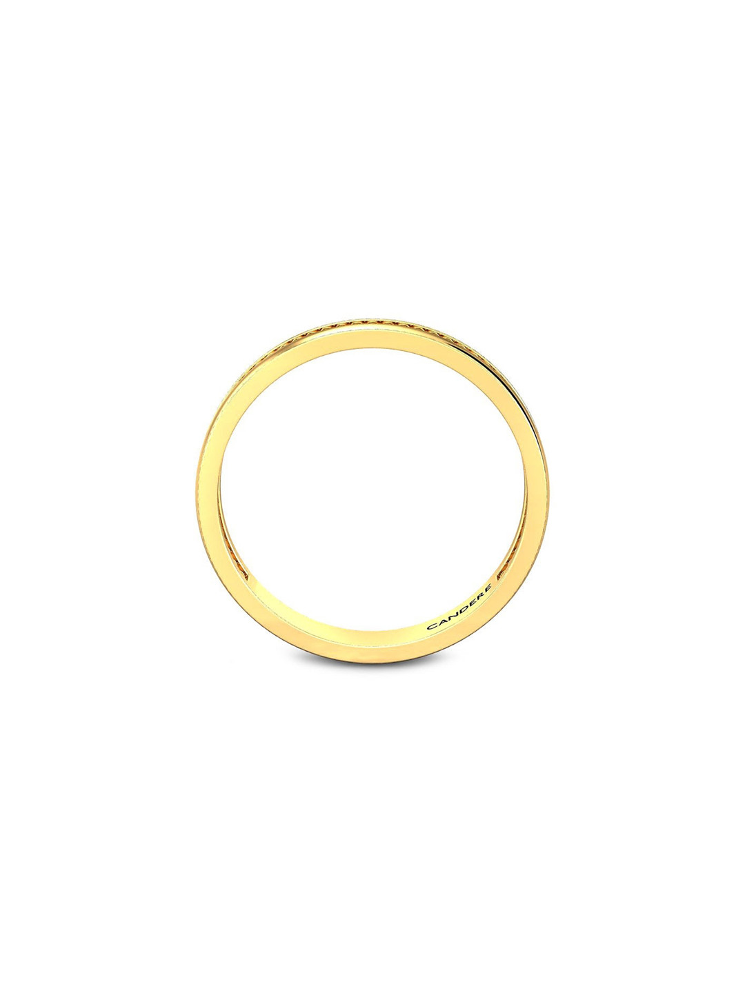 

CANDERE A KALYAN JEWELLERS COMPANY BIS Hallmark 18KT (750) Gold Finger Ring-2.03 gm
