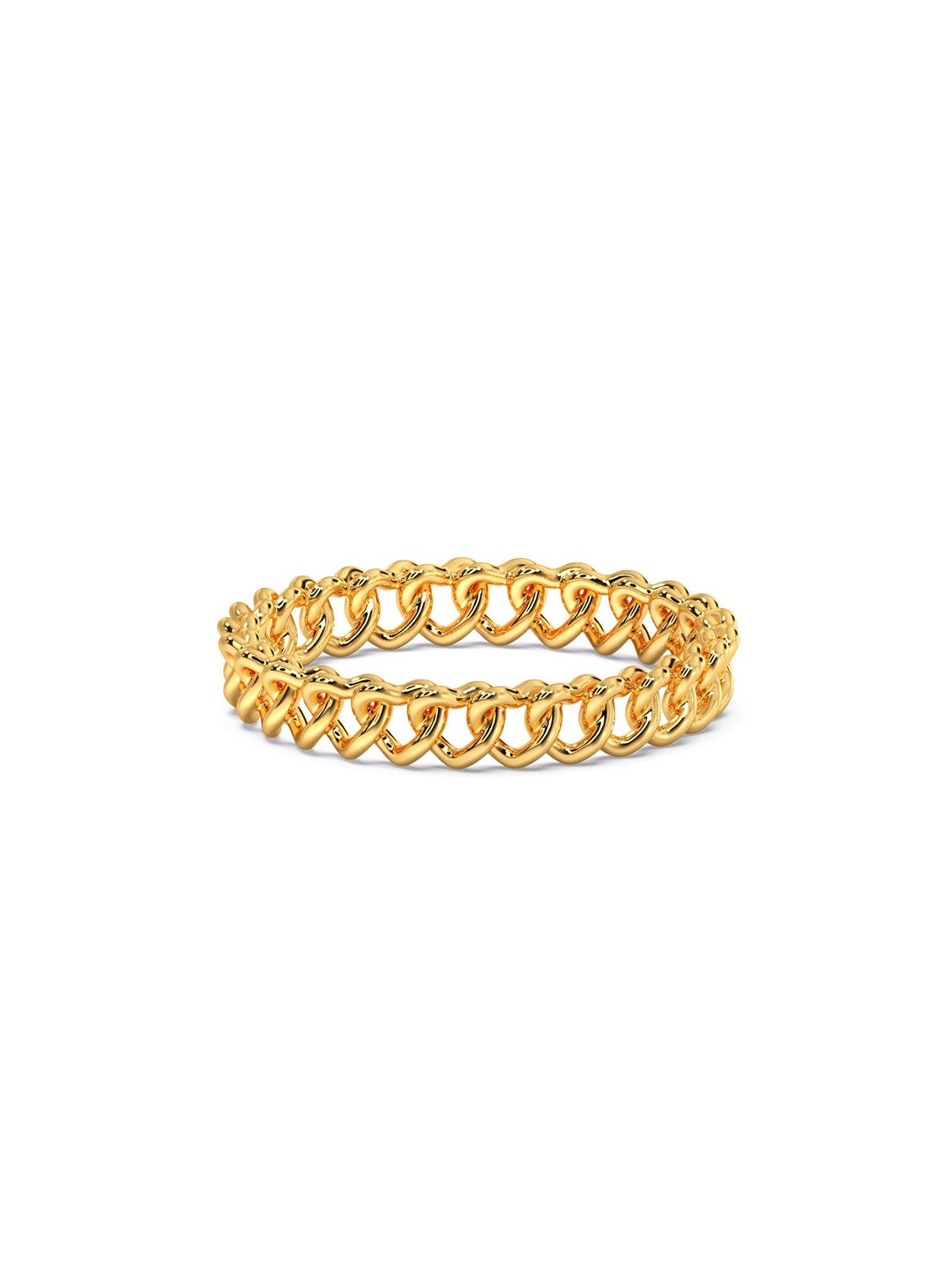 

CANDERE A KALYAN JEWELLERS COMPANY BIS Hallmark 14KT (585) Gold Finger Ring-1.38 gm