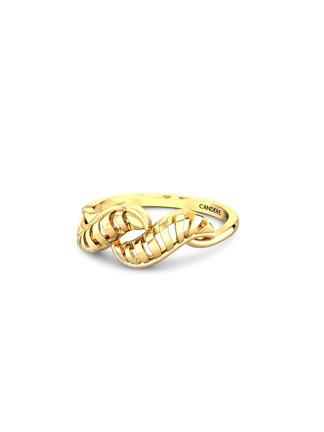 

CANDERE A KALYAN JEWELLERS COMPANY BIS Hallmark 18KT (750) Gold Finger Ring-2.15 gm