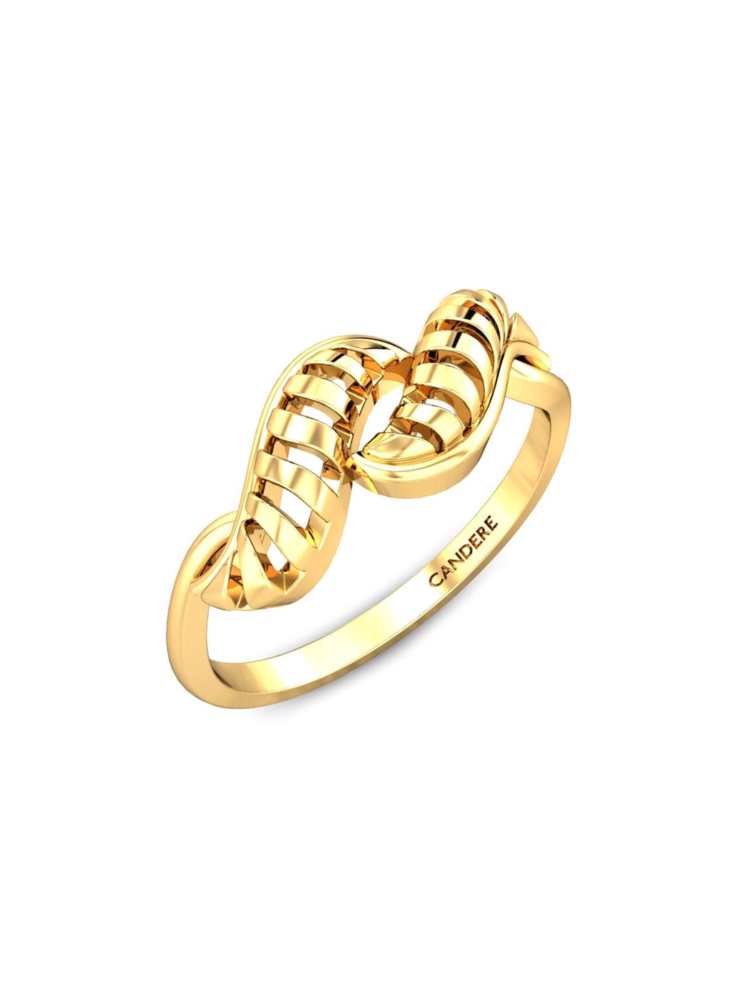 

CANDERE A KALYAN JEWELLERS COMPANY BIS Hallmark 18KT (750) Gold Finger Ring-2.02gm