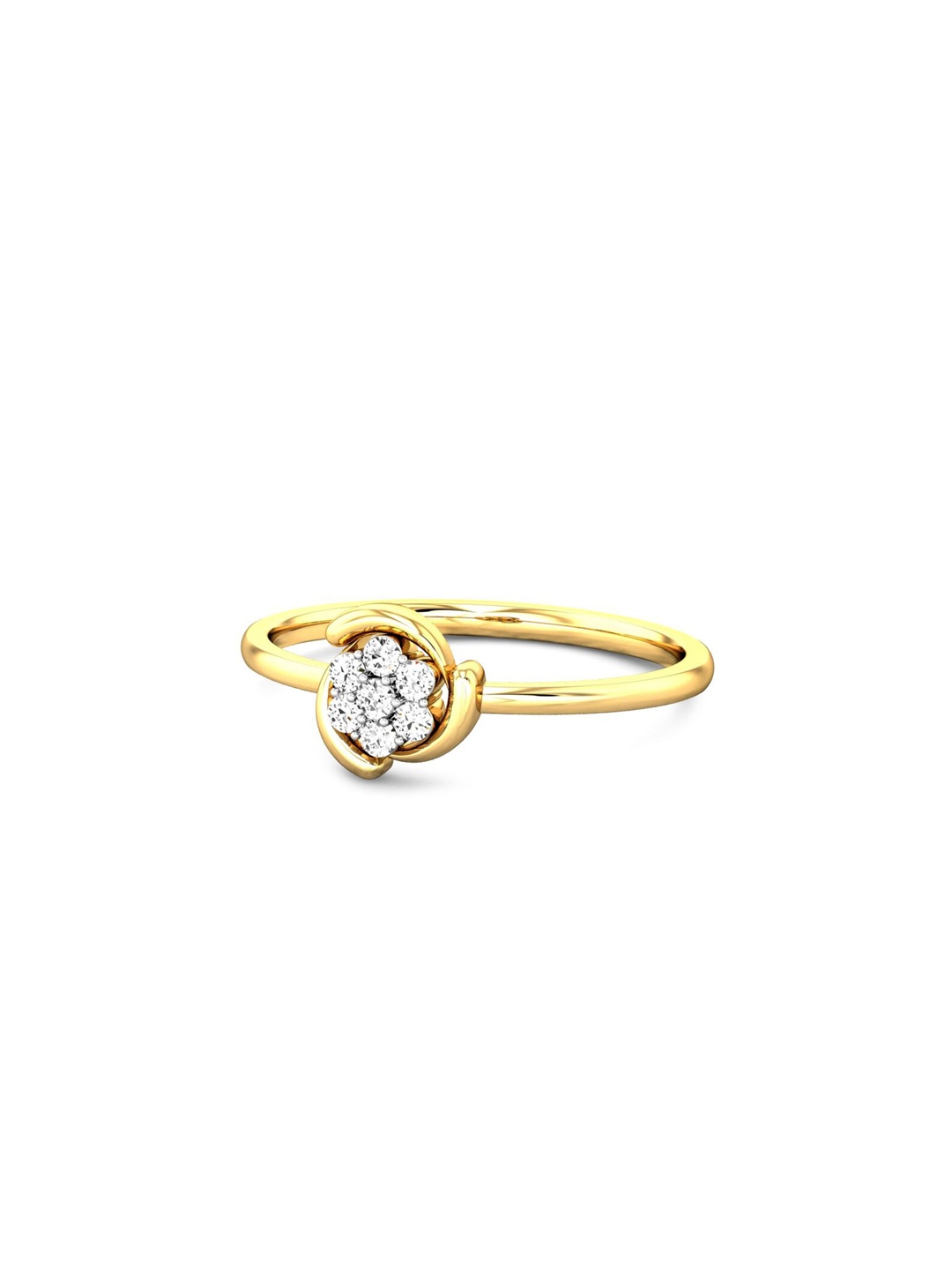 

CANDERE A KALYAN JEWELLERS COMPANY 22KT (916) Gold Cubic Zirconia Studded Ring- 1.76gm