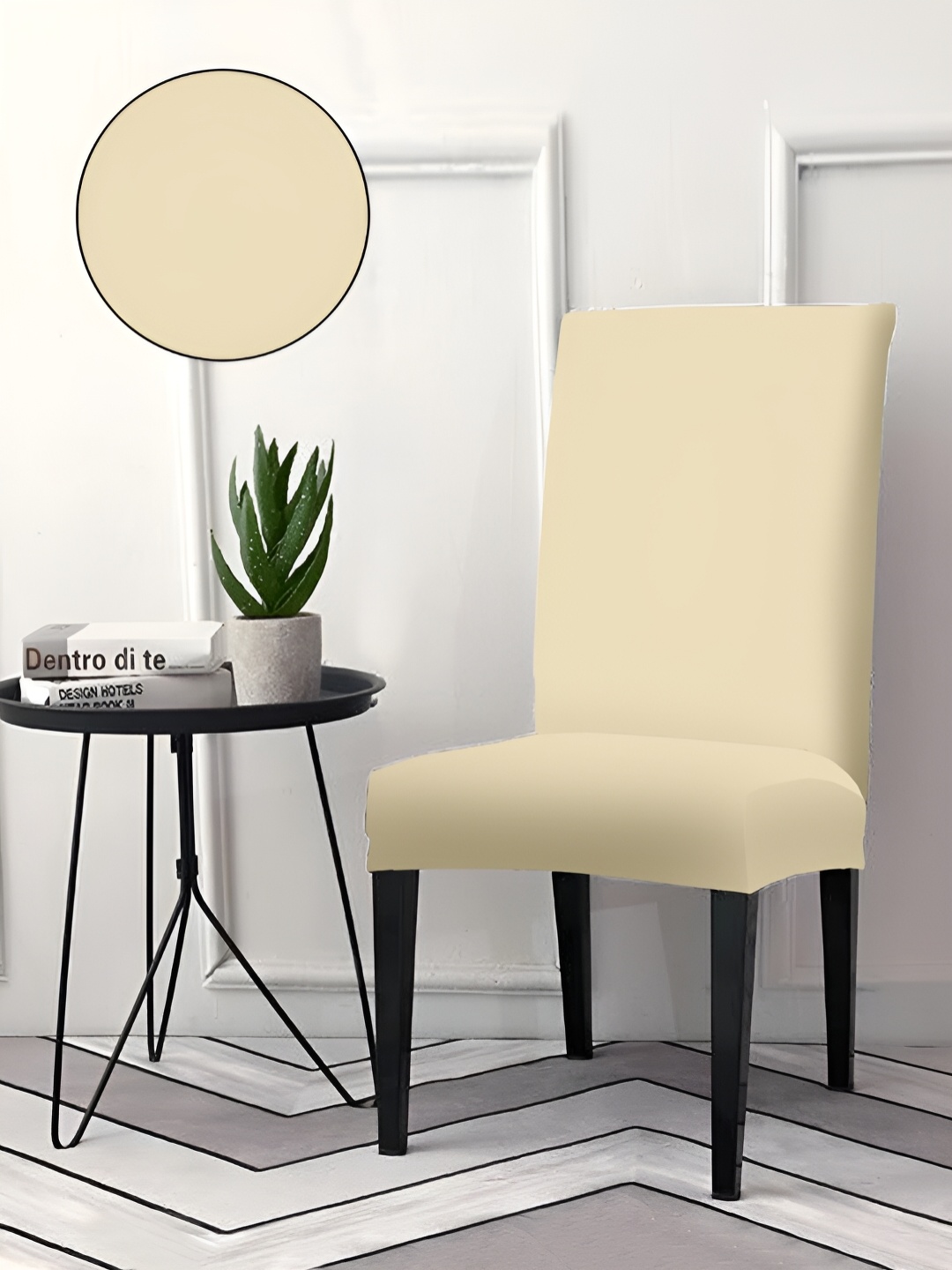 

Aura Cream Polyester Chair Cover