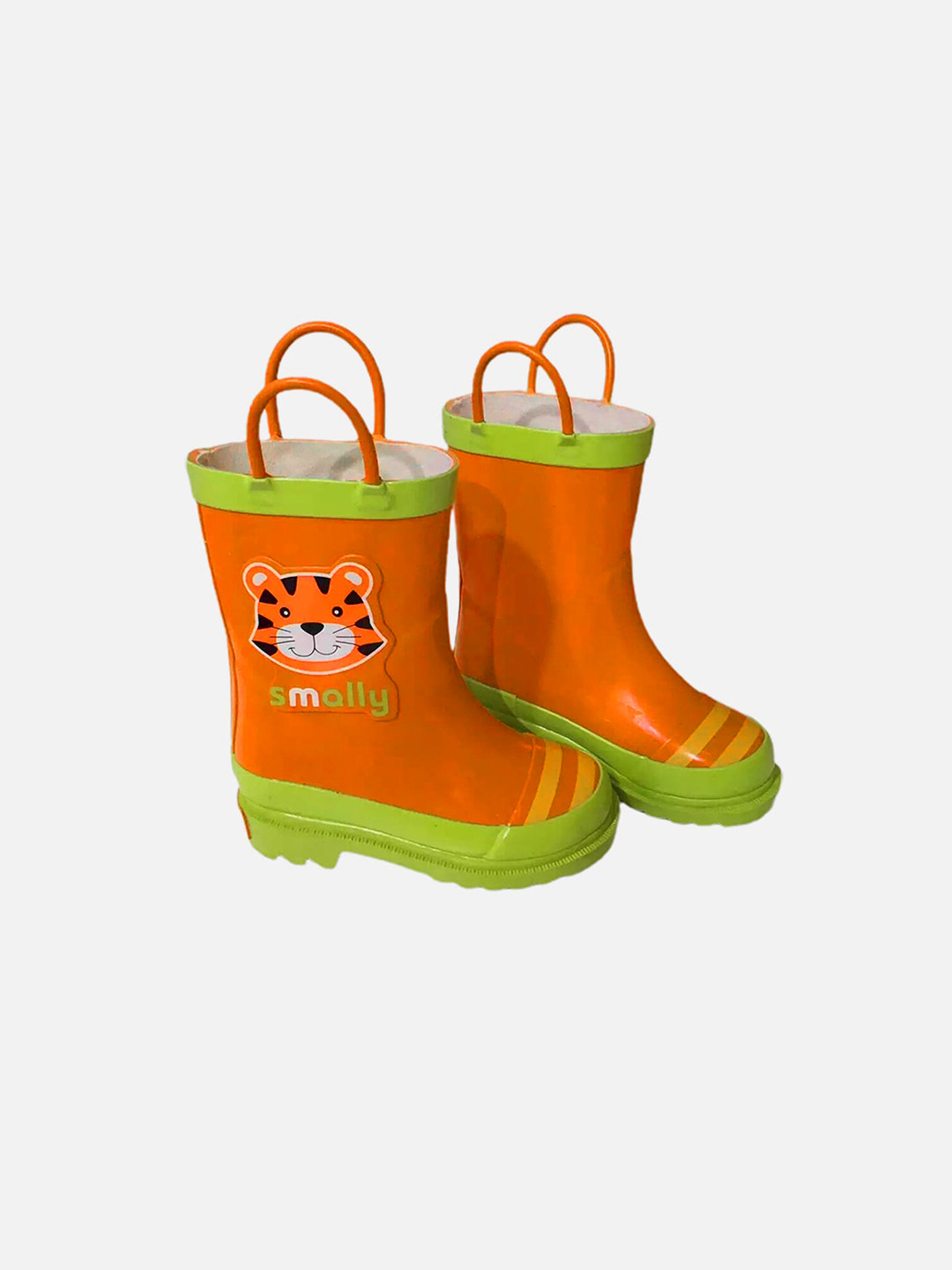 

Little Surprise Box LLP Kids Printed Ankle-Length Boots, Orange