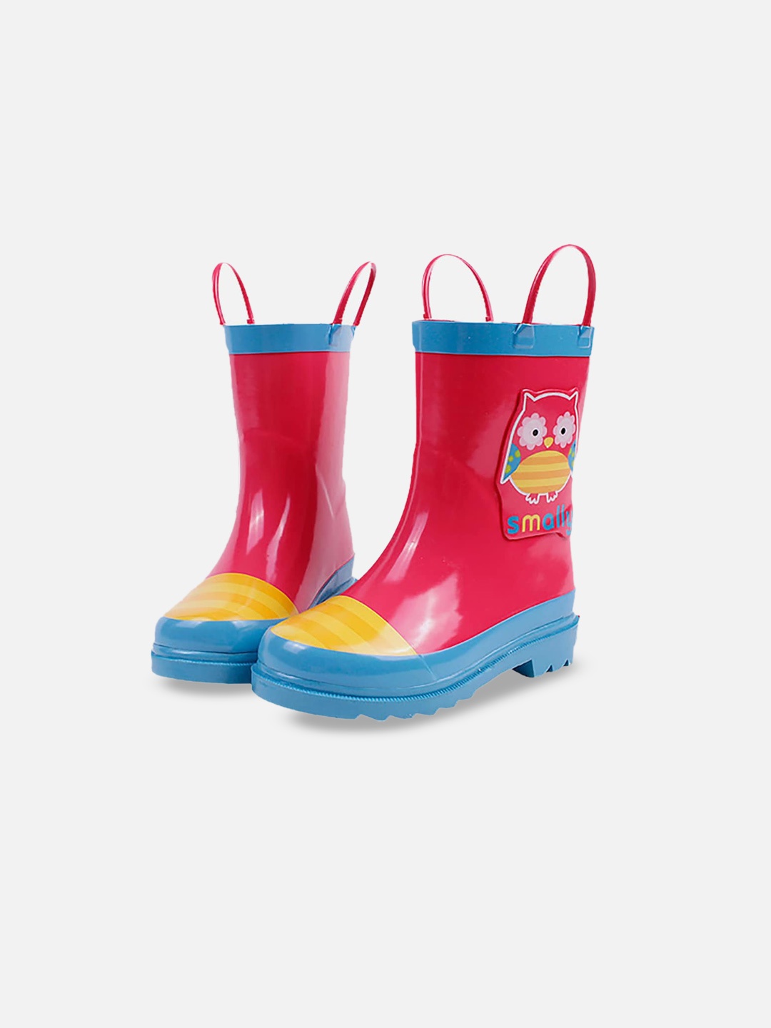 

Little Surprise Box LLP Printed Ankle-Length Boots, Pink