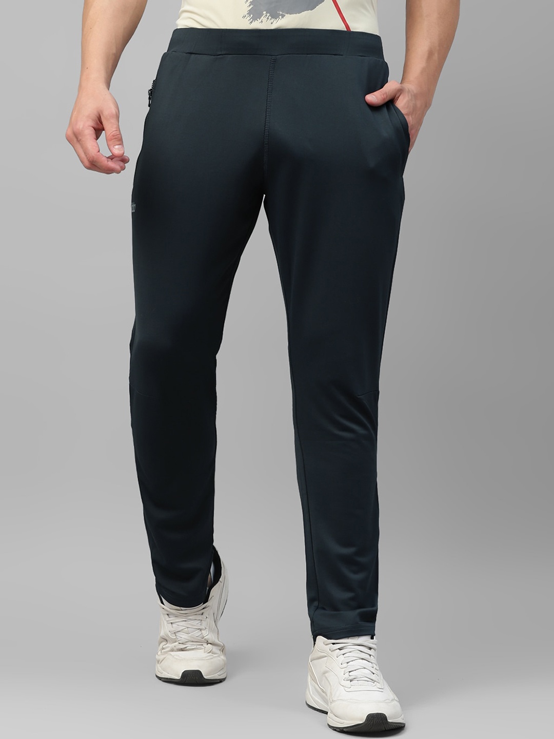 

DIDA Men Mid Rise Light Weight Sports Track Pants, Olive