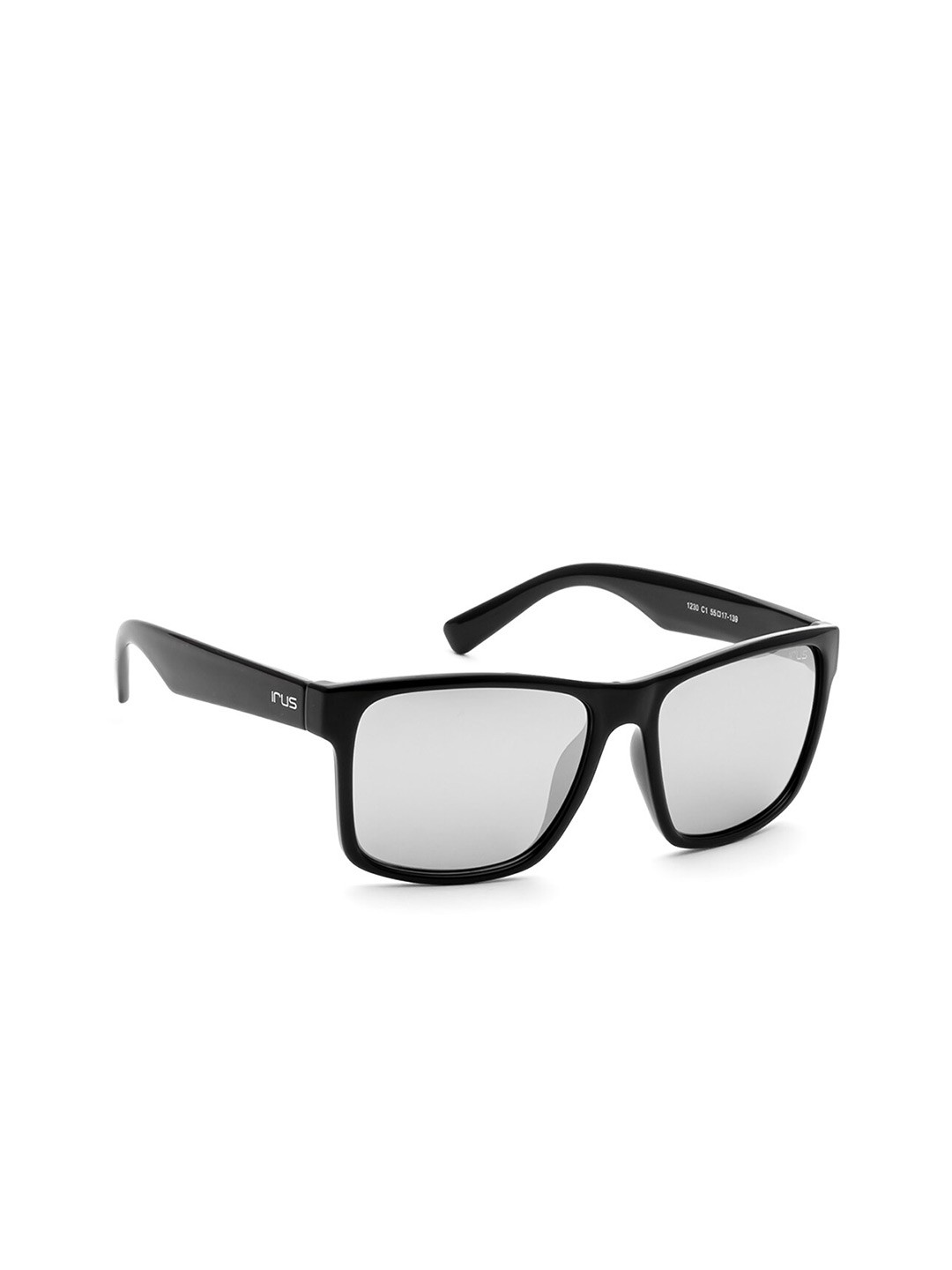 

IRUS by IDEE Men Square Sunglasses with UV Protected Lens IRS1230C1SG, Grey