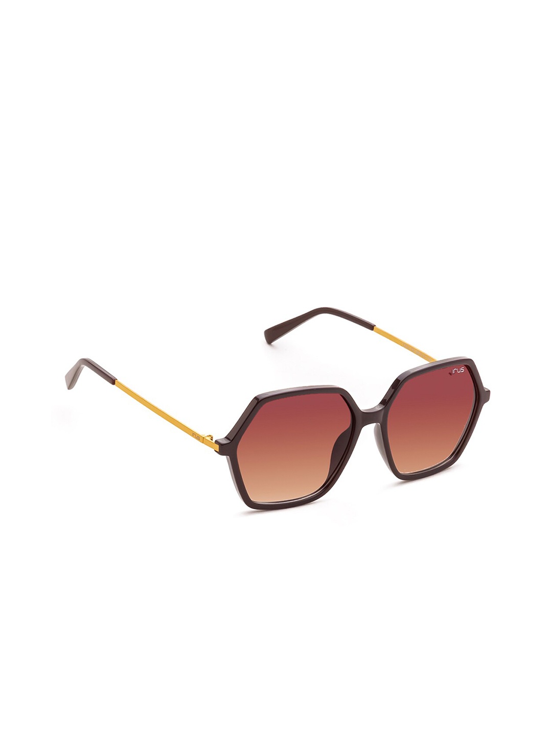 

IRUS by IDEE Women Other Sunglasses with UV Protected Lens IRS1214C3SG, Brown