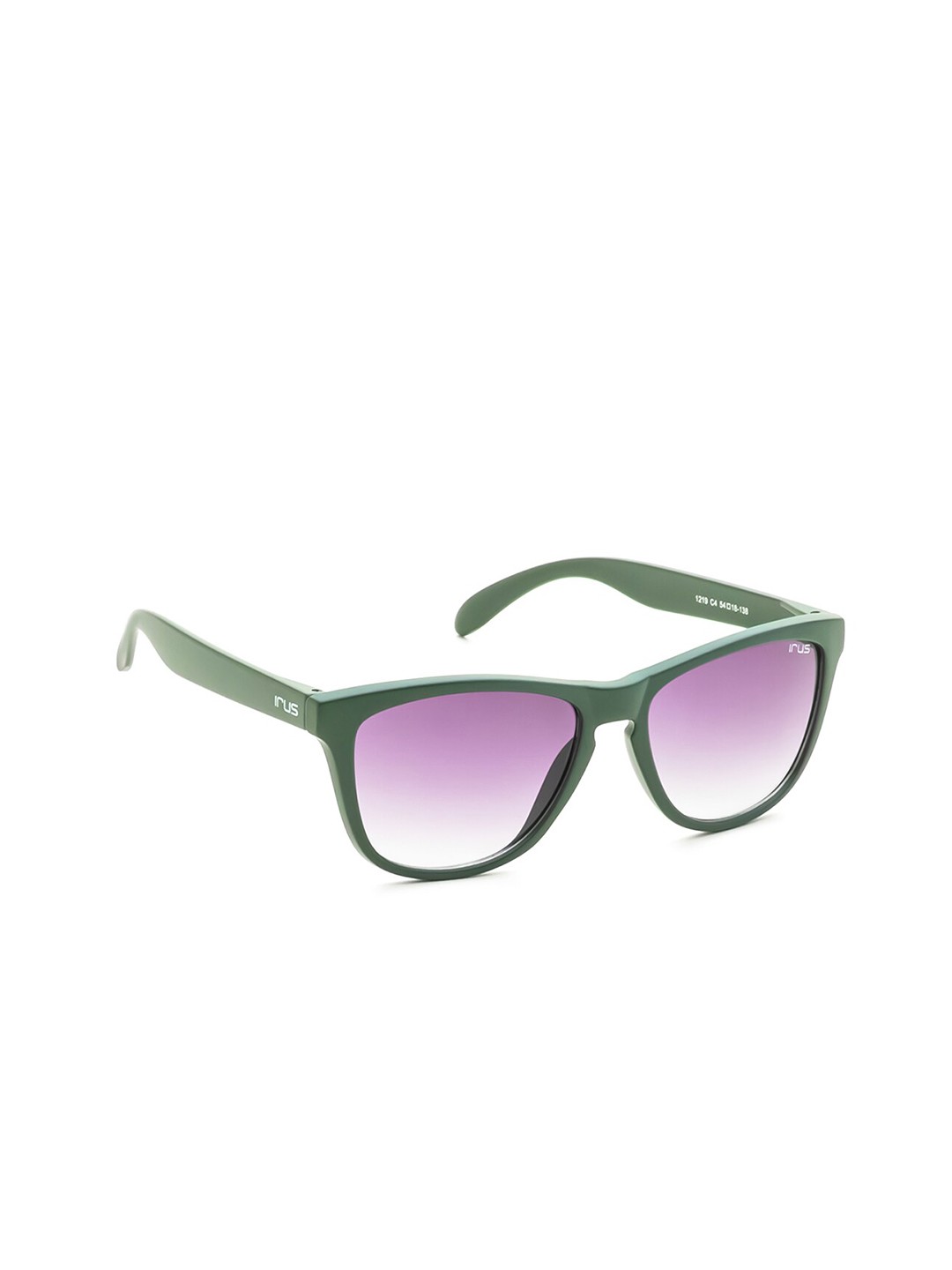 

IRUS by IDEE Men Oval Sunglasses with UV Protected Lens IRS1219C4SG, Purple