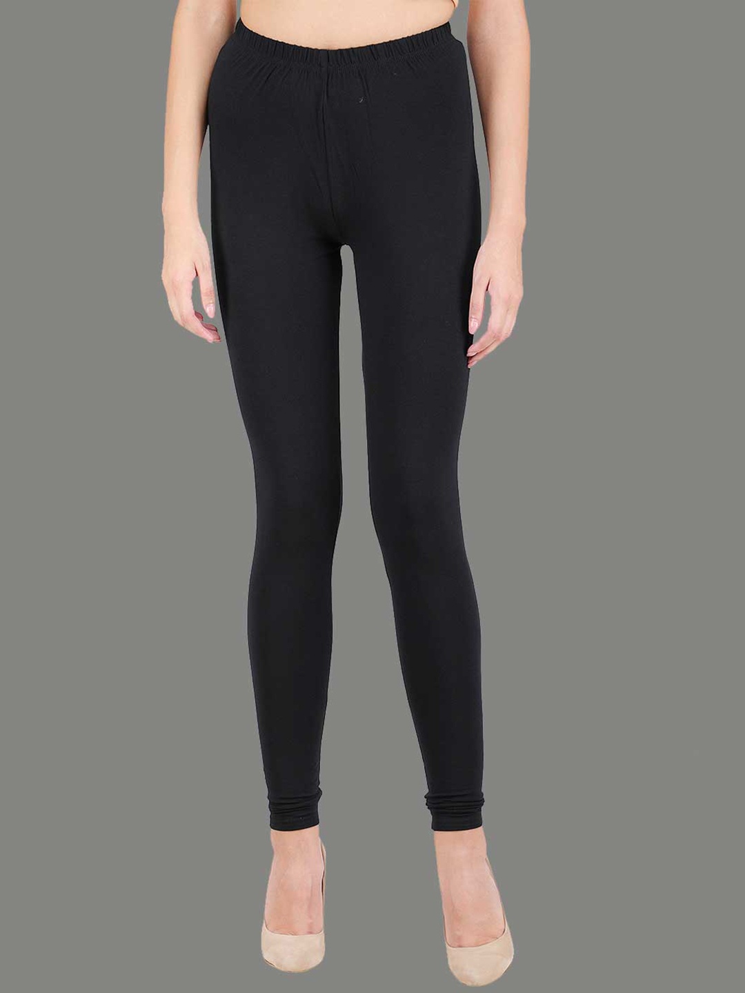 

FFU Chudidhar Length Leggings, Black