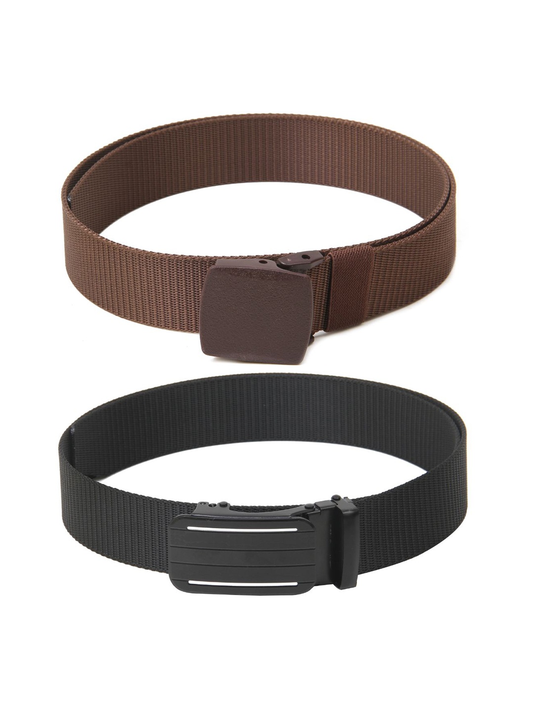 

Calvadoss Boys Set Of 2 Textured Wide Belt, Brown