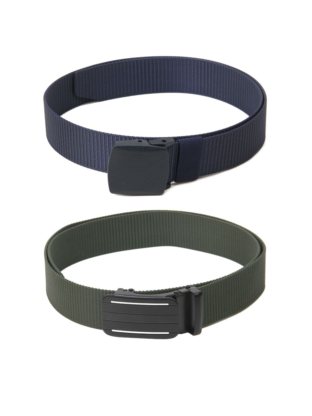 

Calvadoss Women Textured 2 Belt, Navy blue