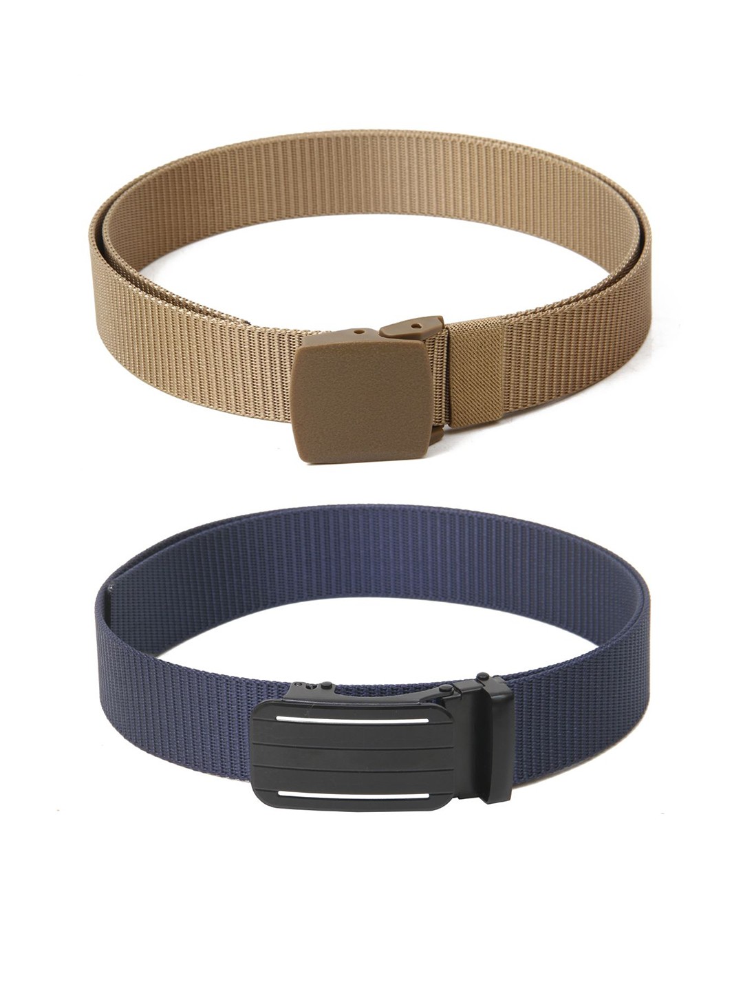 

Calvadoss Women Textured 2 Belt, Beige