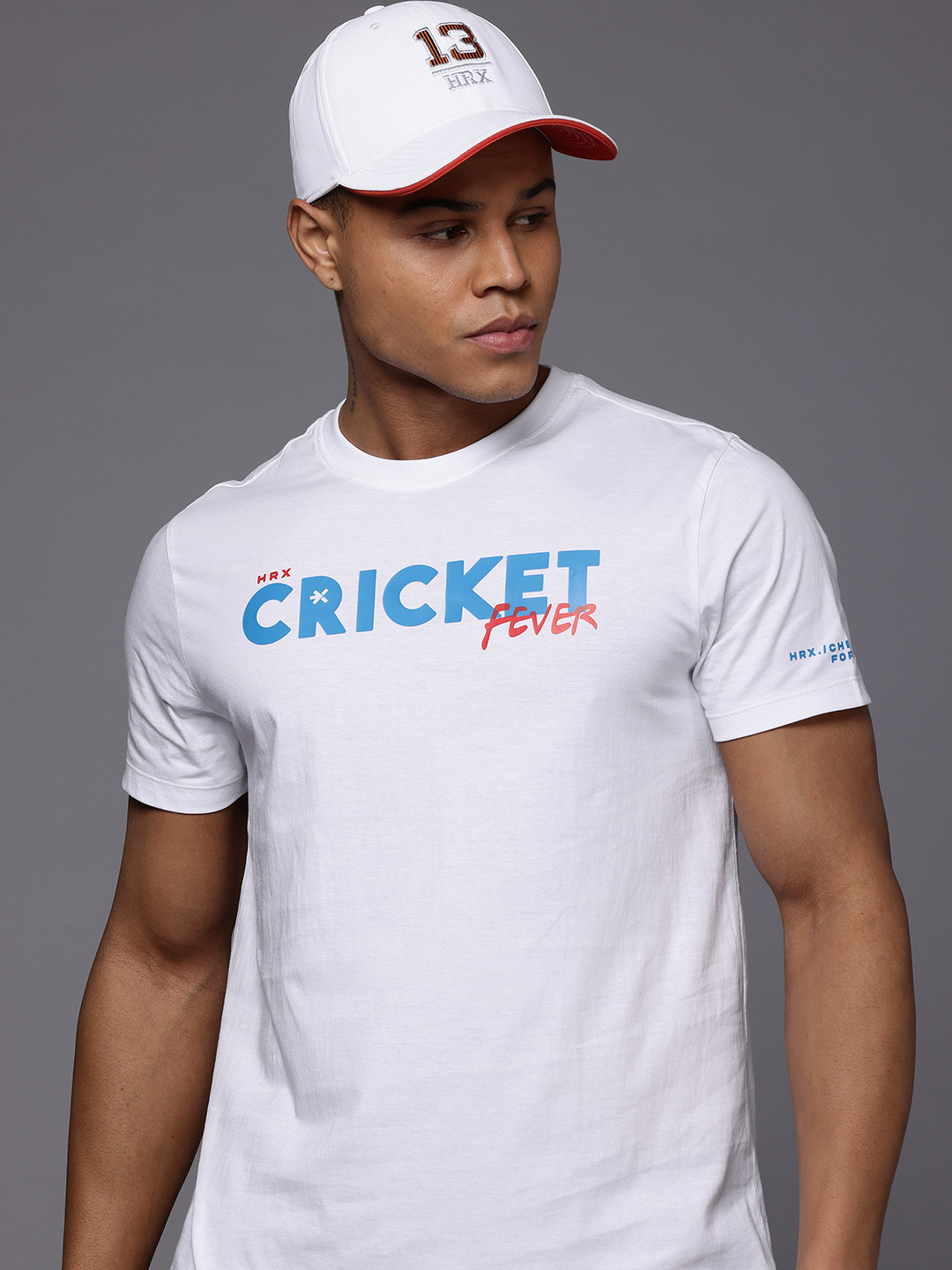 

HRX by Hrithik Roshan Men Typography Printed T-shirt, White