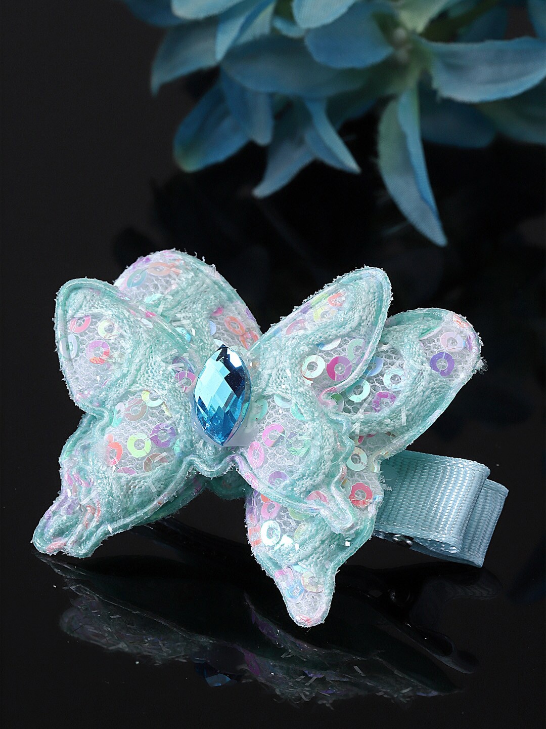 

Stoln Girls Embellished Alligator Hair Clip, Blue