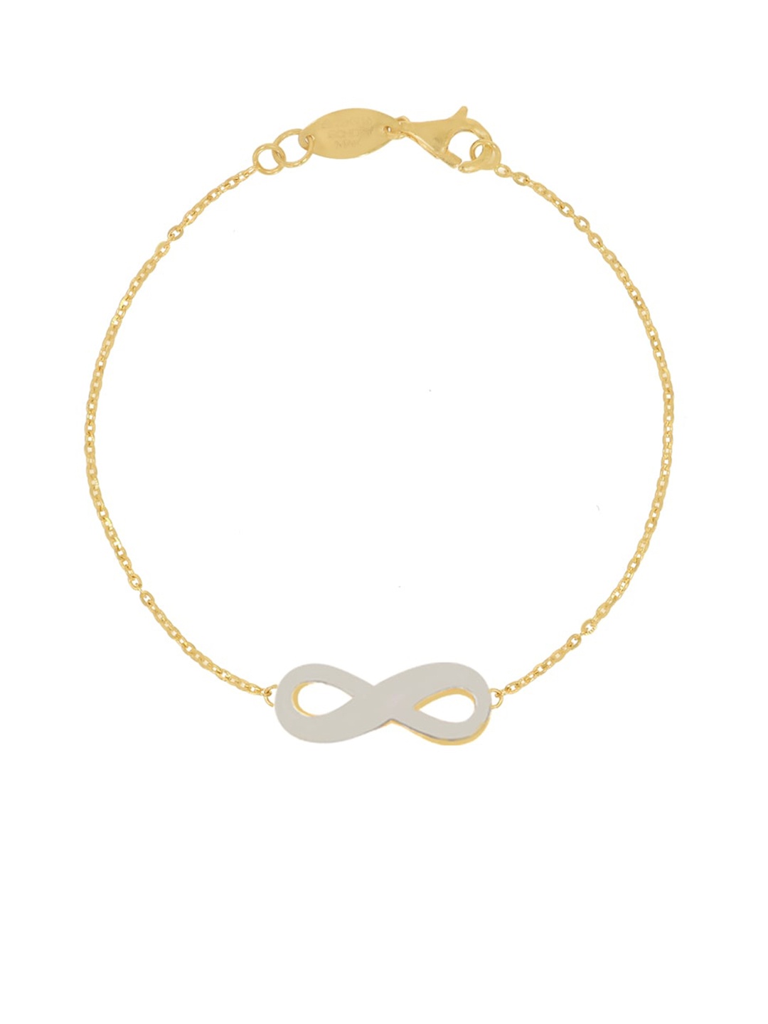 

BHIMA 22KT Gold Infinity-Charm Bracelet-2.82g, Yellow