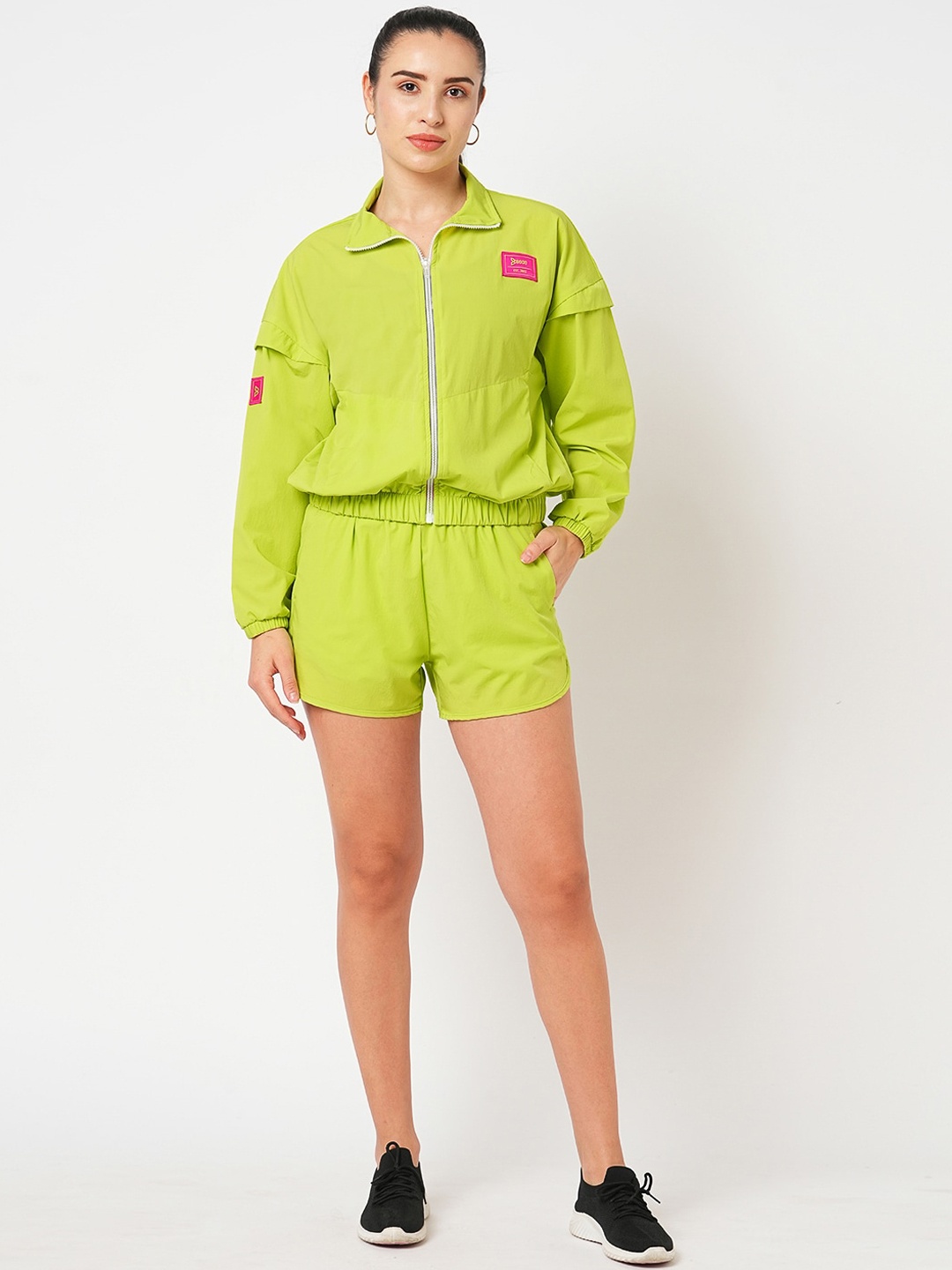 

BODD ACTIVE Shirt-Collar Tracksuit, Lime green