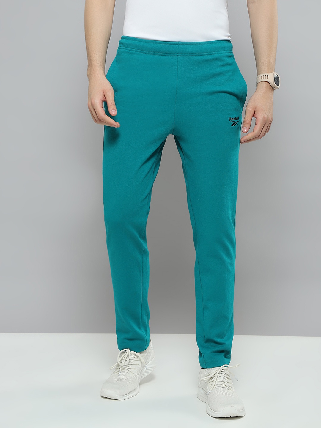

Reebok Men Everyday Track Pants, Teal