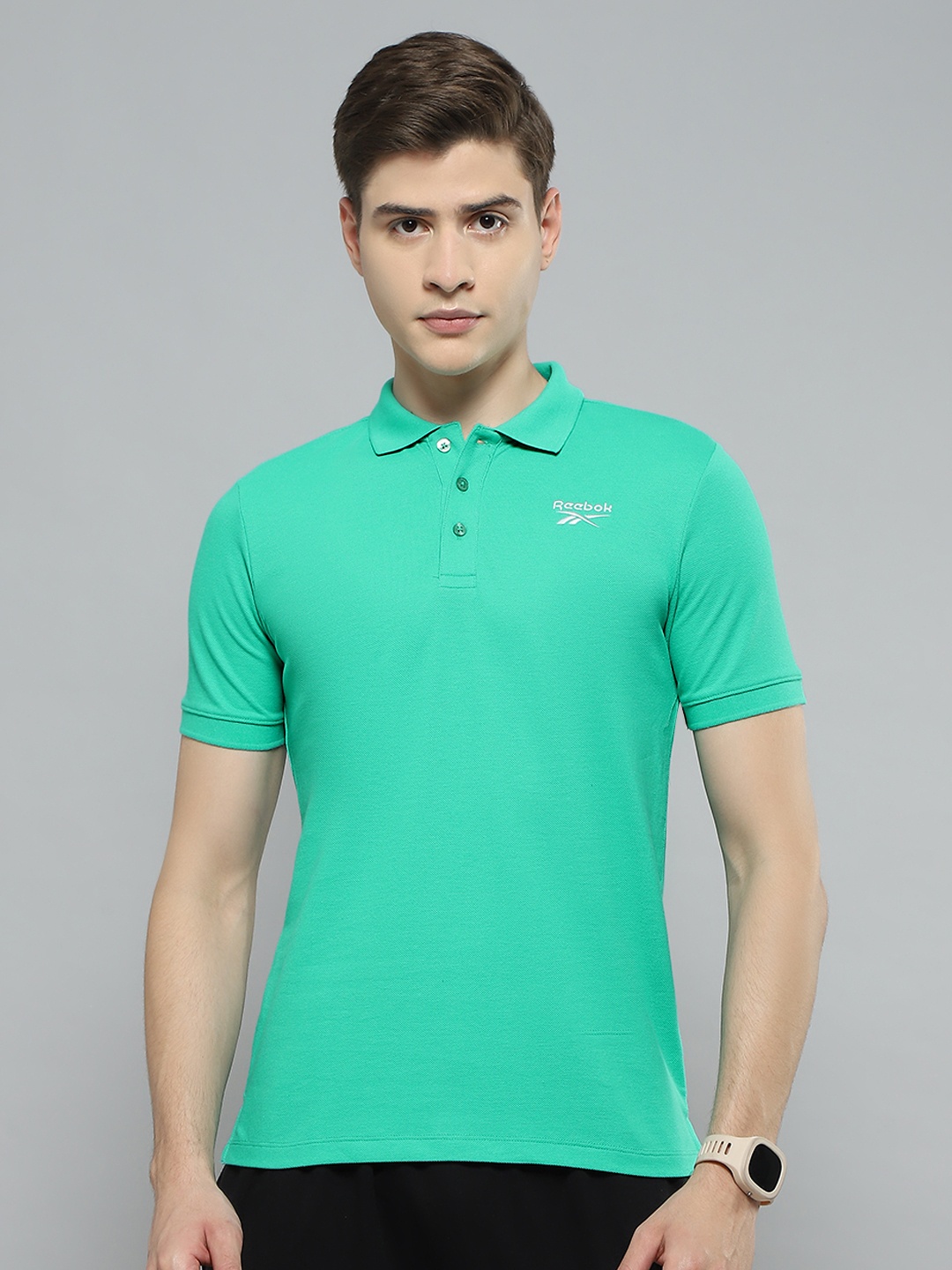 

Reebok AlwysOn Polo Slim Fit T-shirt, Green