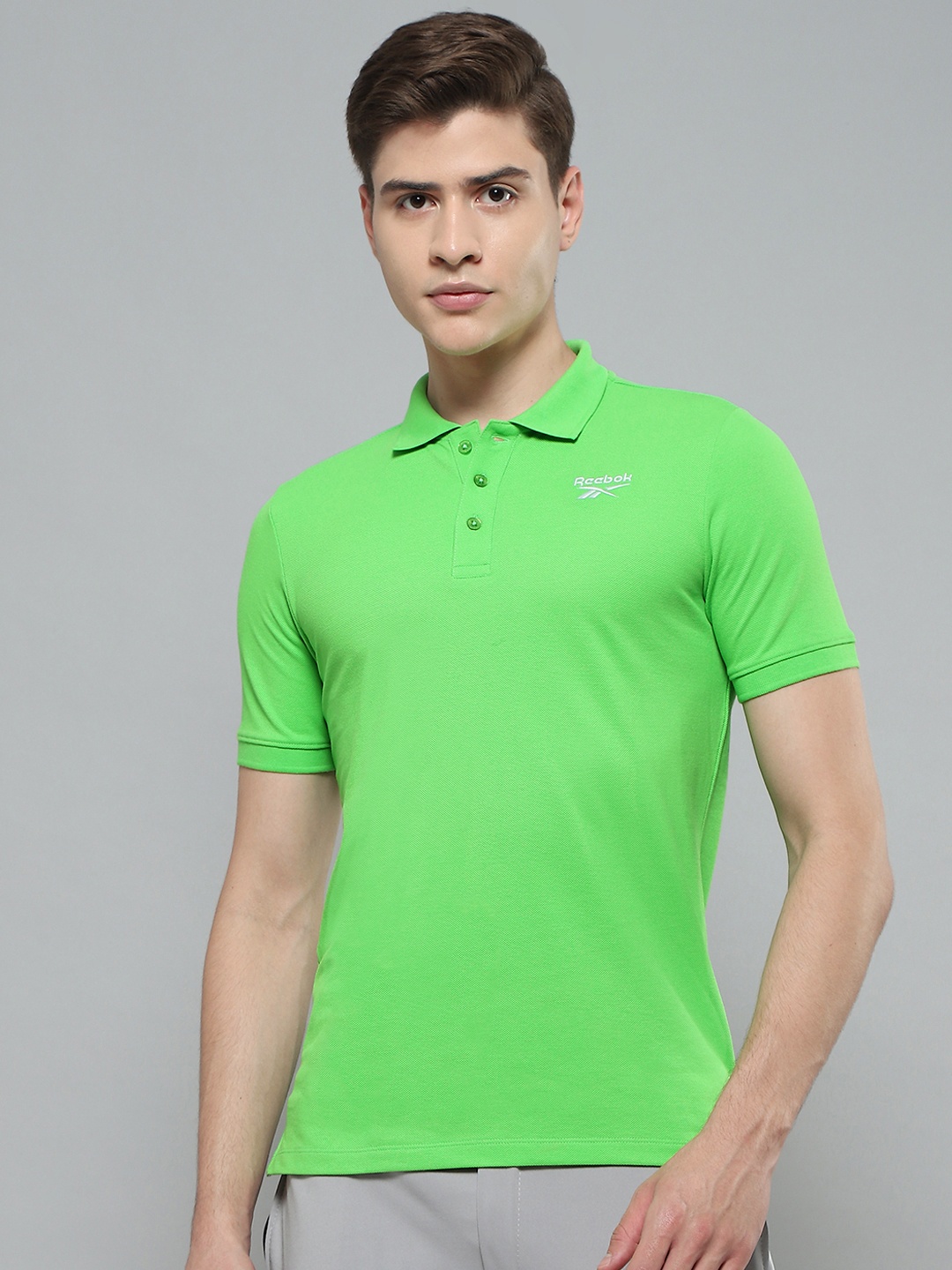 

Reebok Alwys On Polo Slim Fit T-shirt, Green